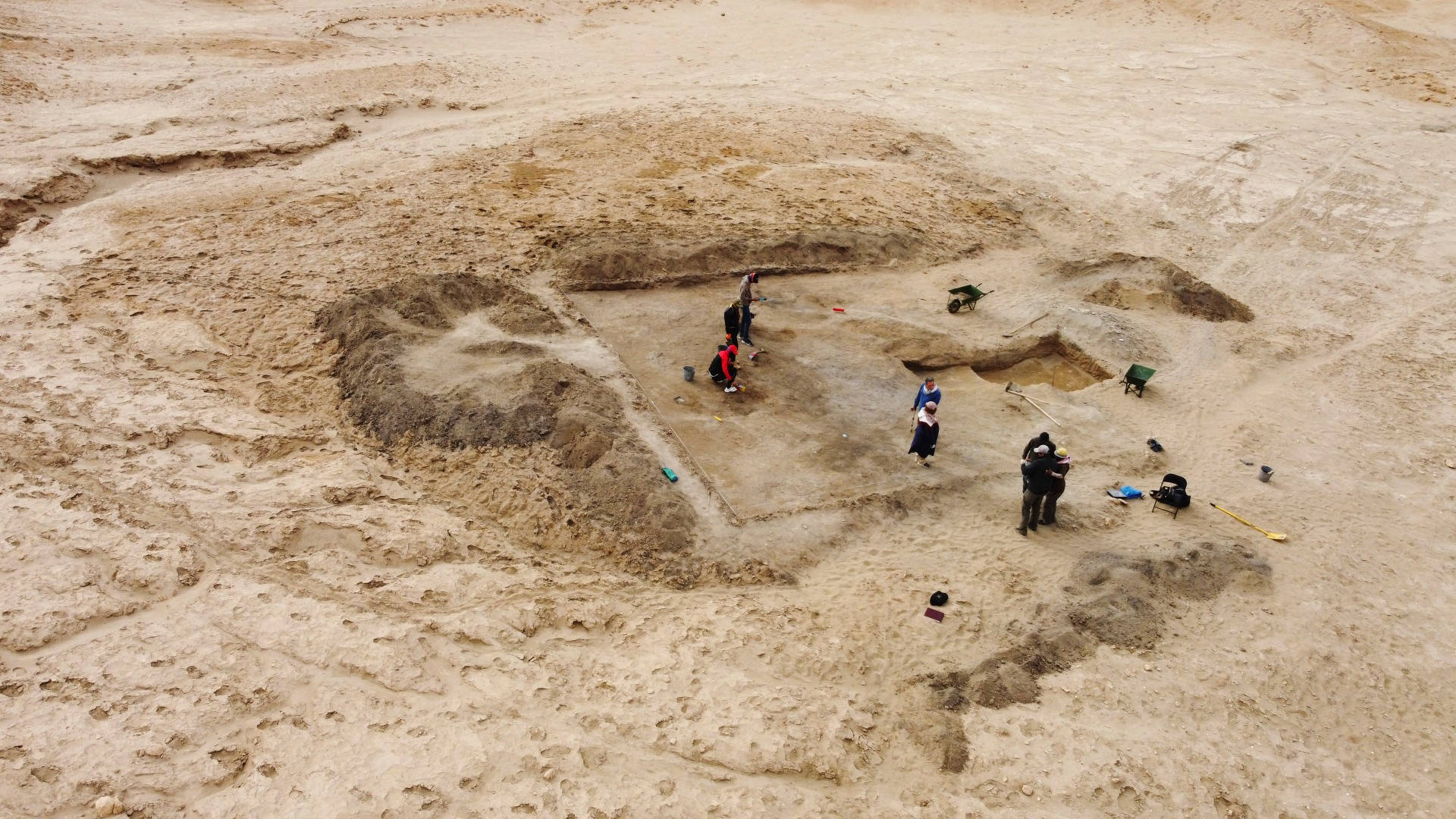 Ur, desert, archaeologists, Full HD Desktop Wallpaper