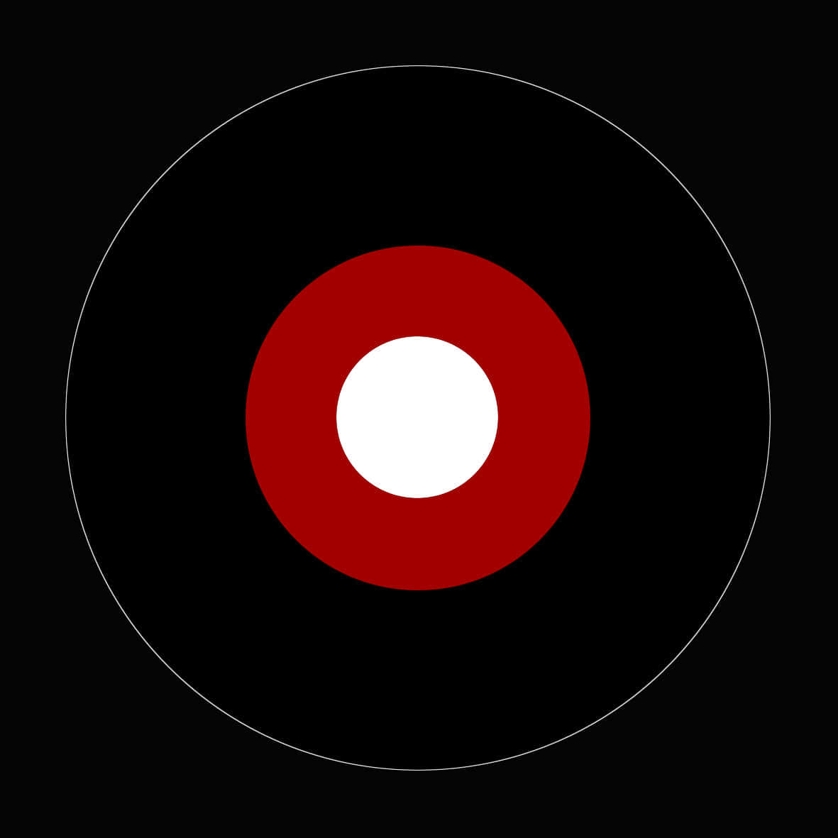 Urban Fantasy, minimalist target, concentric circles, SD Desktop Wallpaper