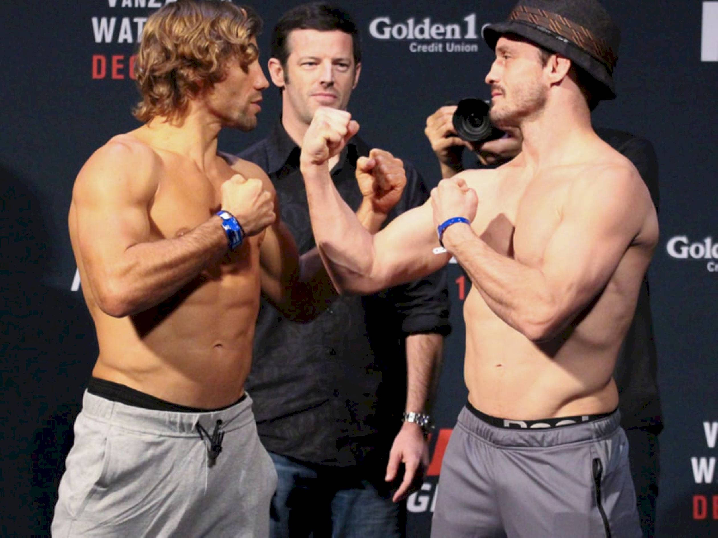 Urijah Faber, face off, opponent, Full HD Desktop Wallpaper