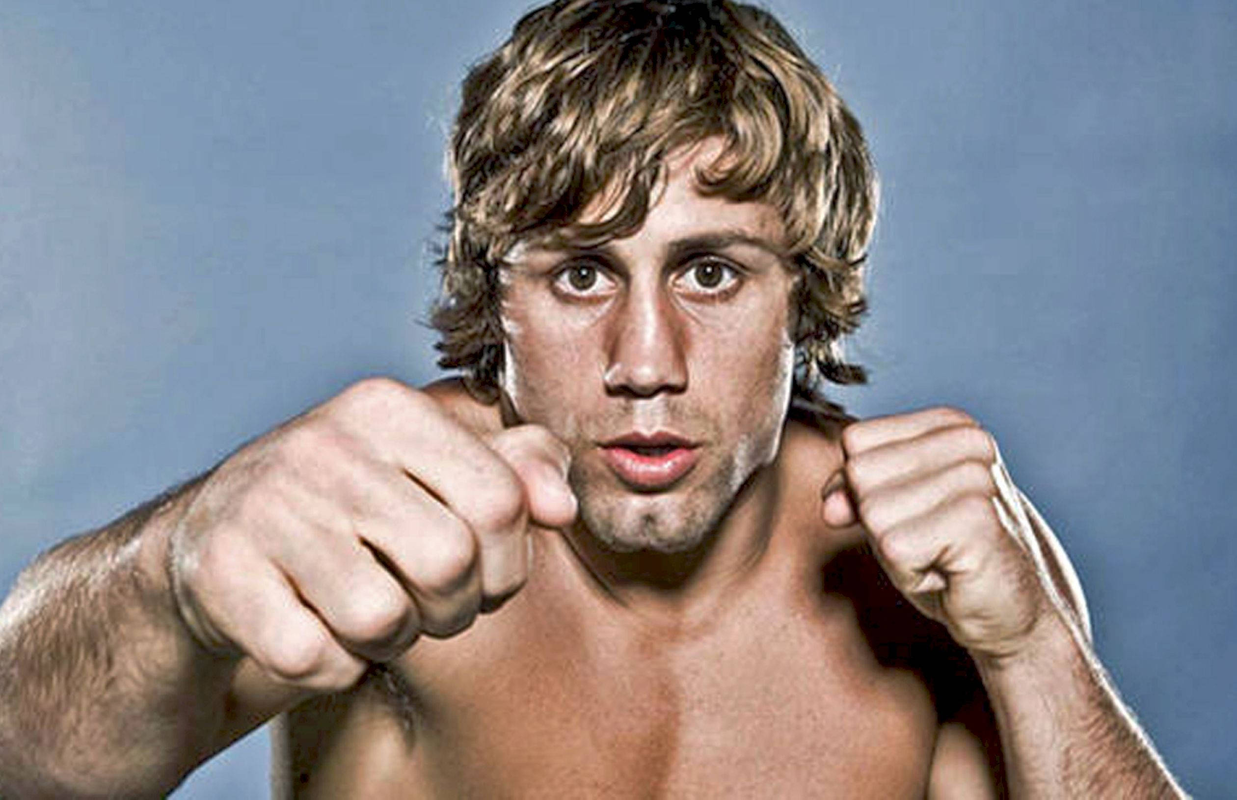 Urijah Faber, shirtless, tousled hair, Full HD Desktop Wallpaper