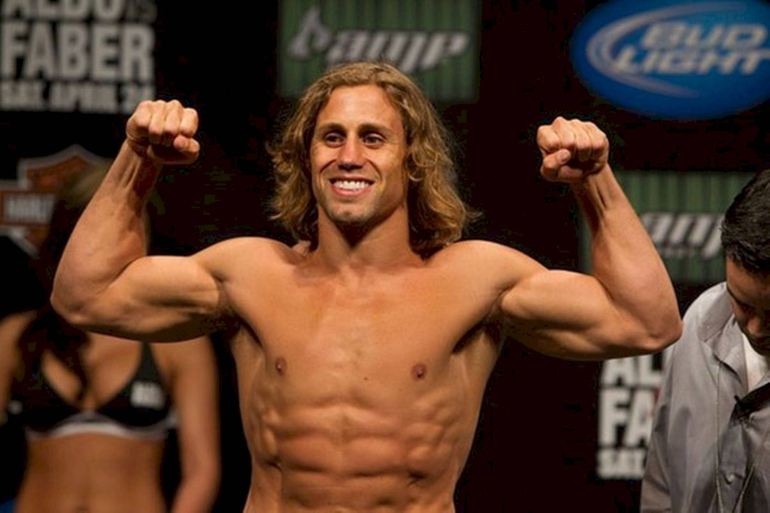 Urijah Faber, mixed martial artist, weigh-in event, Full HD Desktop Wallpaper