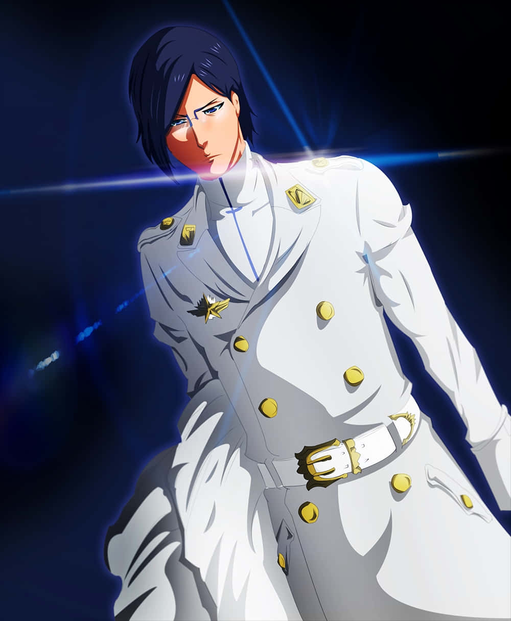 Uryu Ishida, anime soldier, white uniform, SD Phone Wallpaper