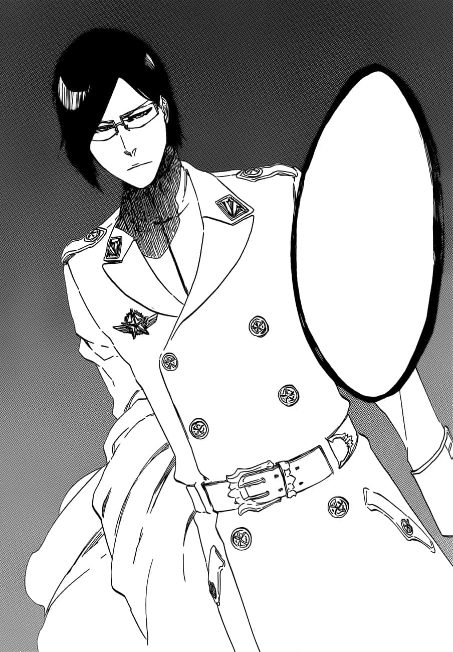 Uryu Ishida, manga-style, military uniform, HD Phone Wallpaper
