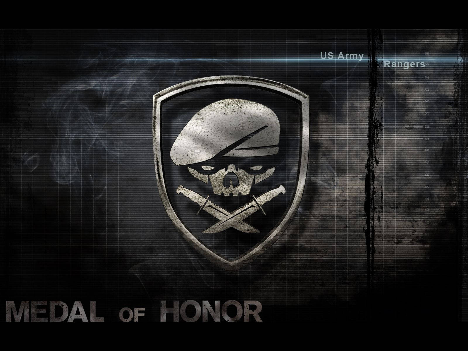 US Army, skull, beret, HD Desktop Wallpaper