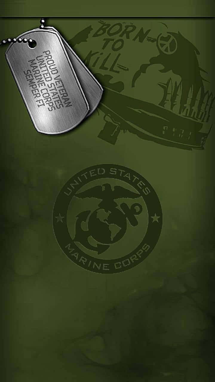 US Marines, born to kill, proud veteran united states marine corps, HD Phone Wallpaper