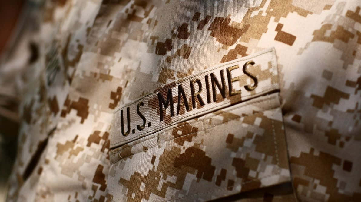 U.S. Marines, camouflage uniform, desert digital camouflage, SD Desktop Wallpaper