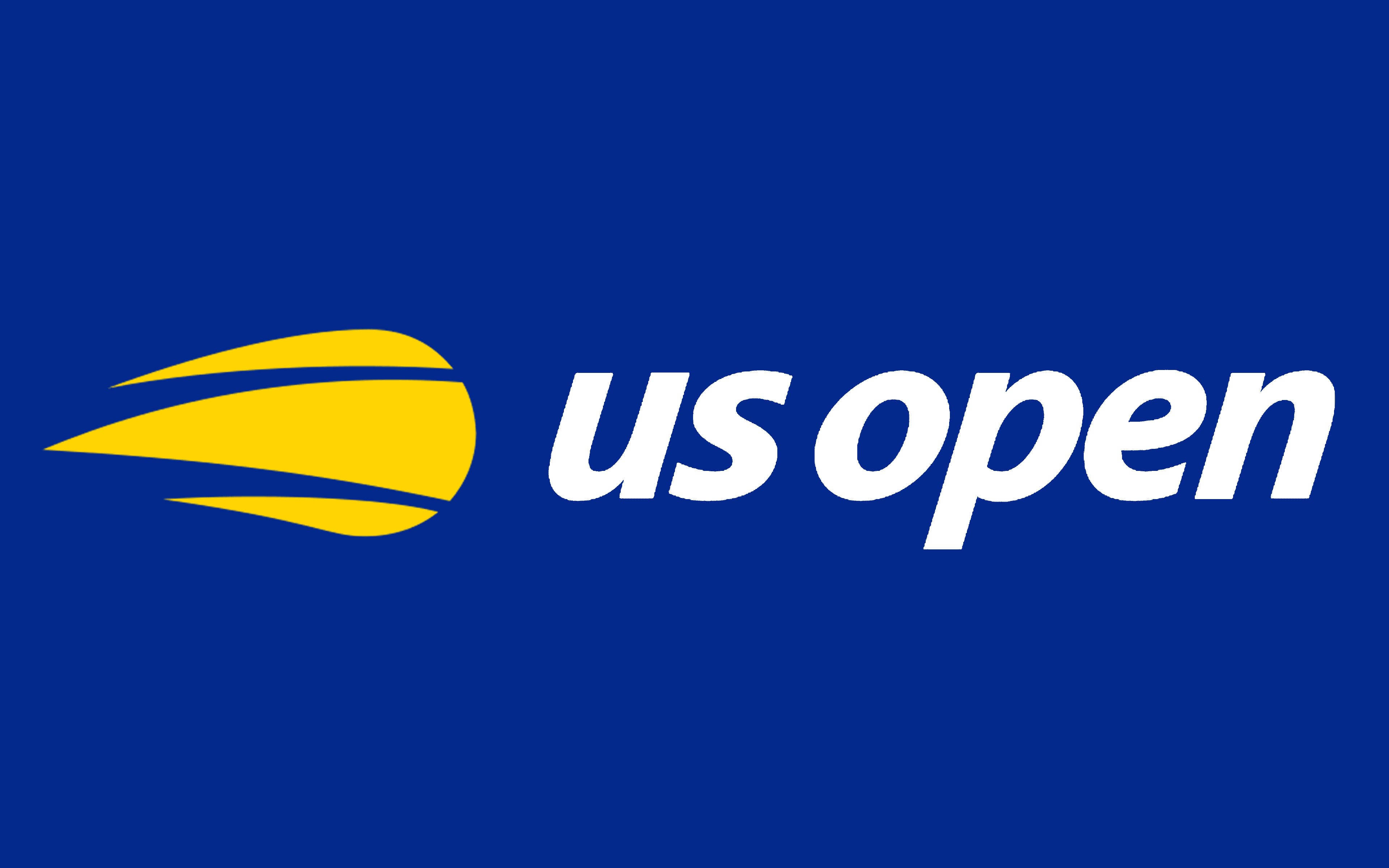 US Open, white, yellow tennis ball, 4K Desktop Wallpaper
