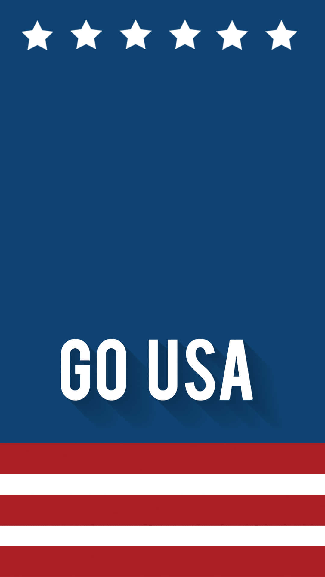 USA iPhone, white stars and stripes, blue red and white background, Full HD Phone Wallpaper
