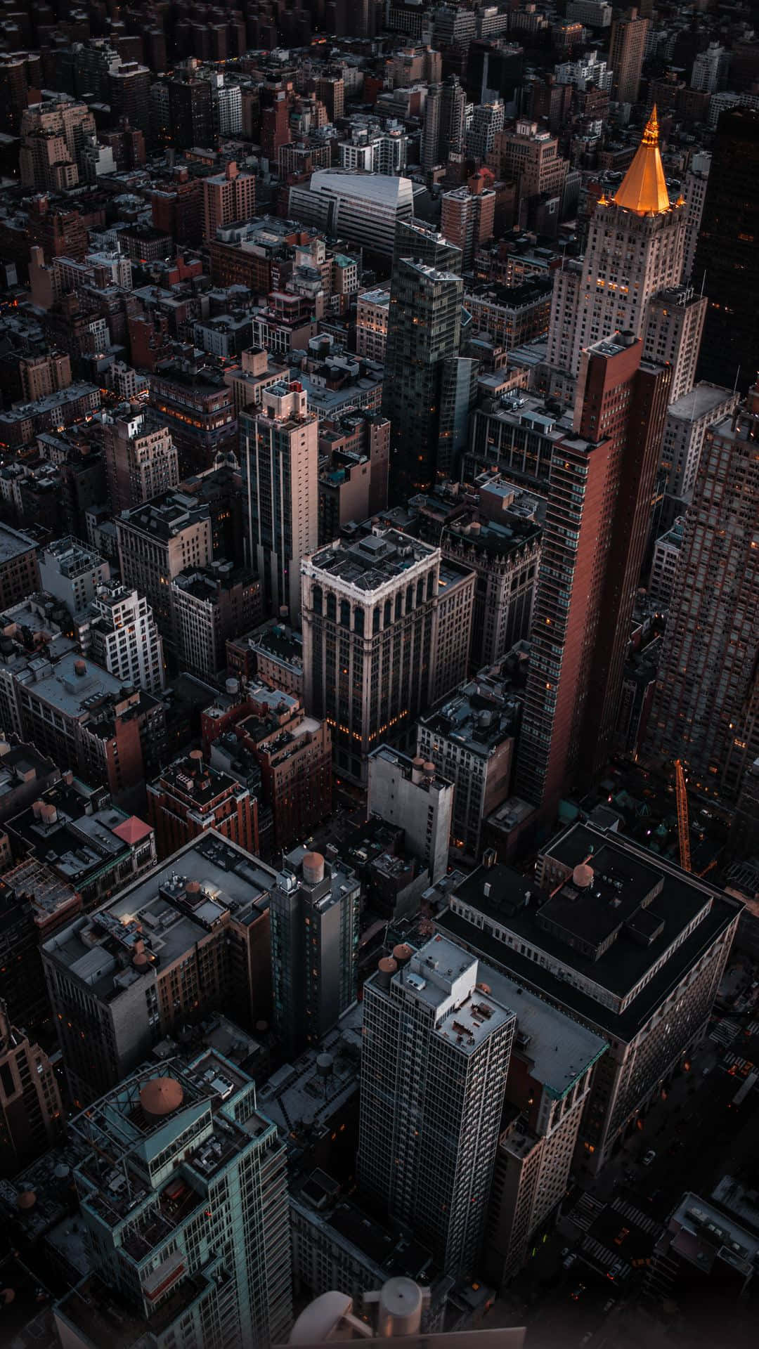 USA iPhone, aerial view, dense urban skyline, Full HD Phone Wallpaper