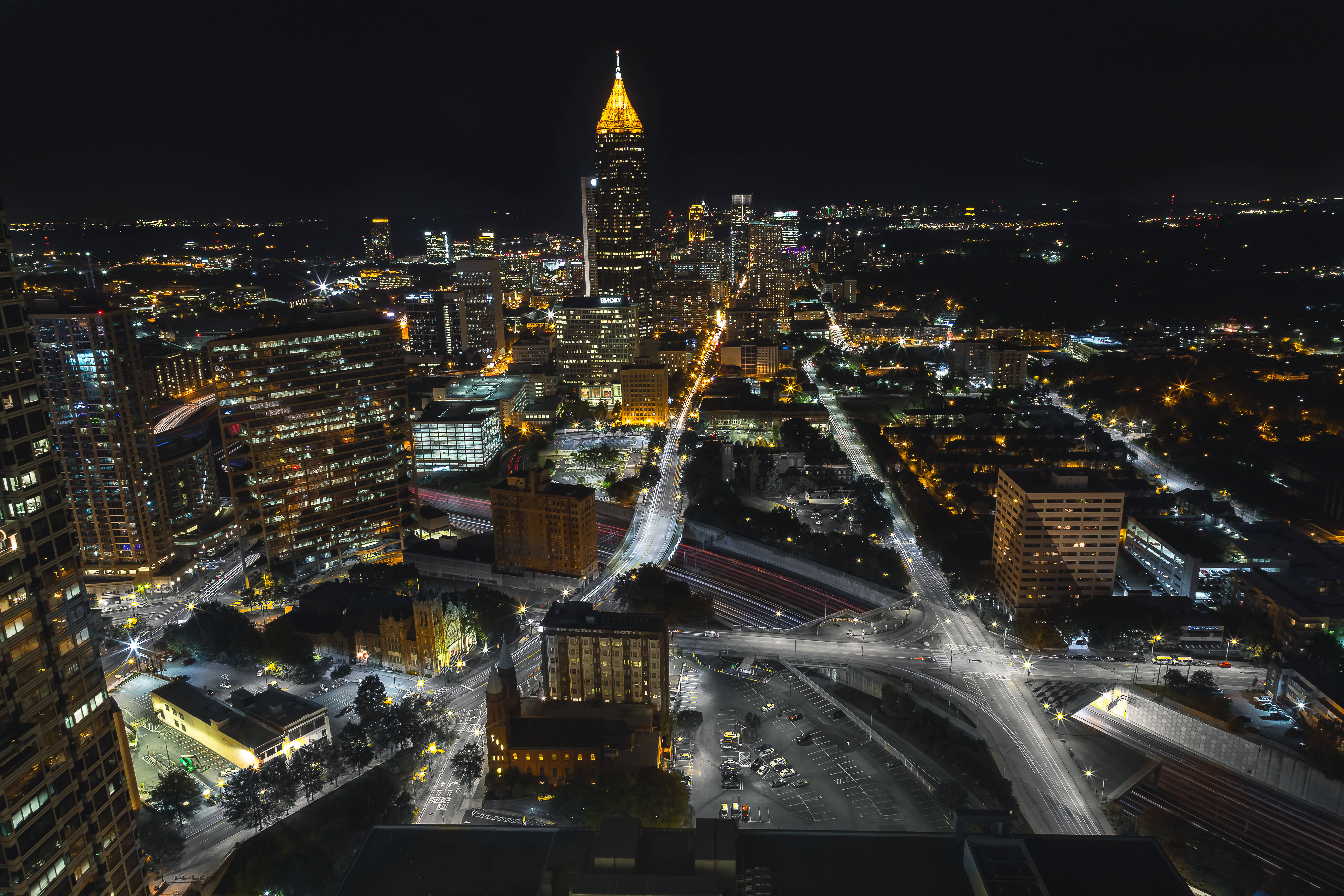 USA, City, Night, 5K Desktop Wallpaper