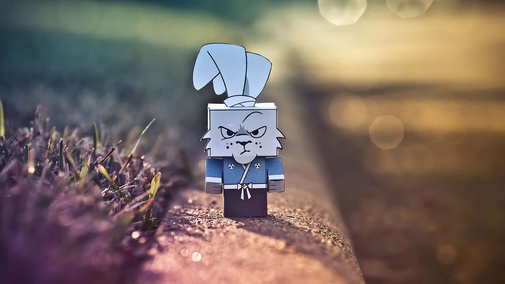 Usagi Yojimbo, samurai figure, ninja rabbit, Full HD Desktop Wallpaper