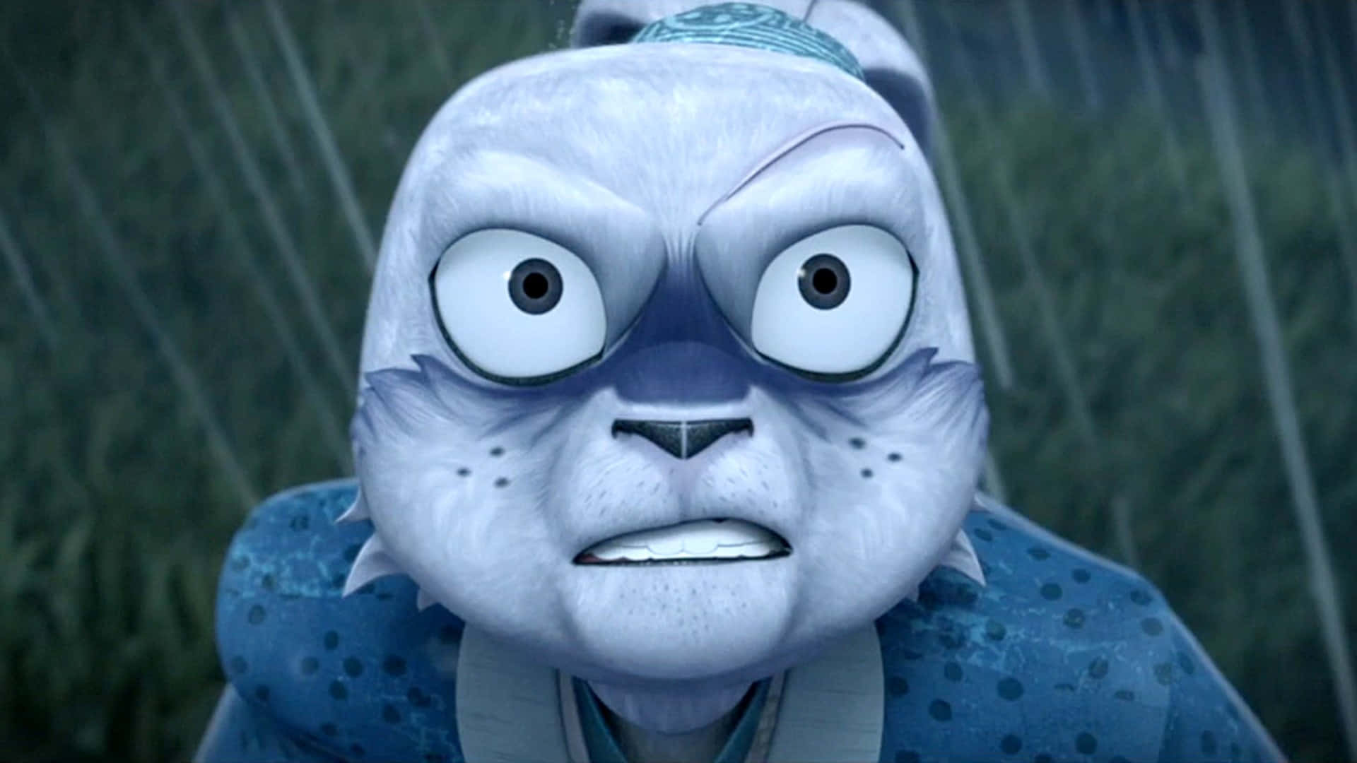 Usagi Yojimbo, white animated fox, wide eyes, Full HD Desktop Wallpaper