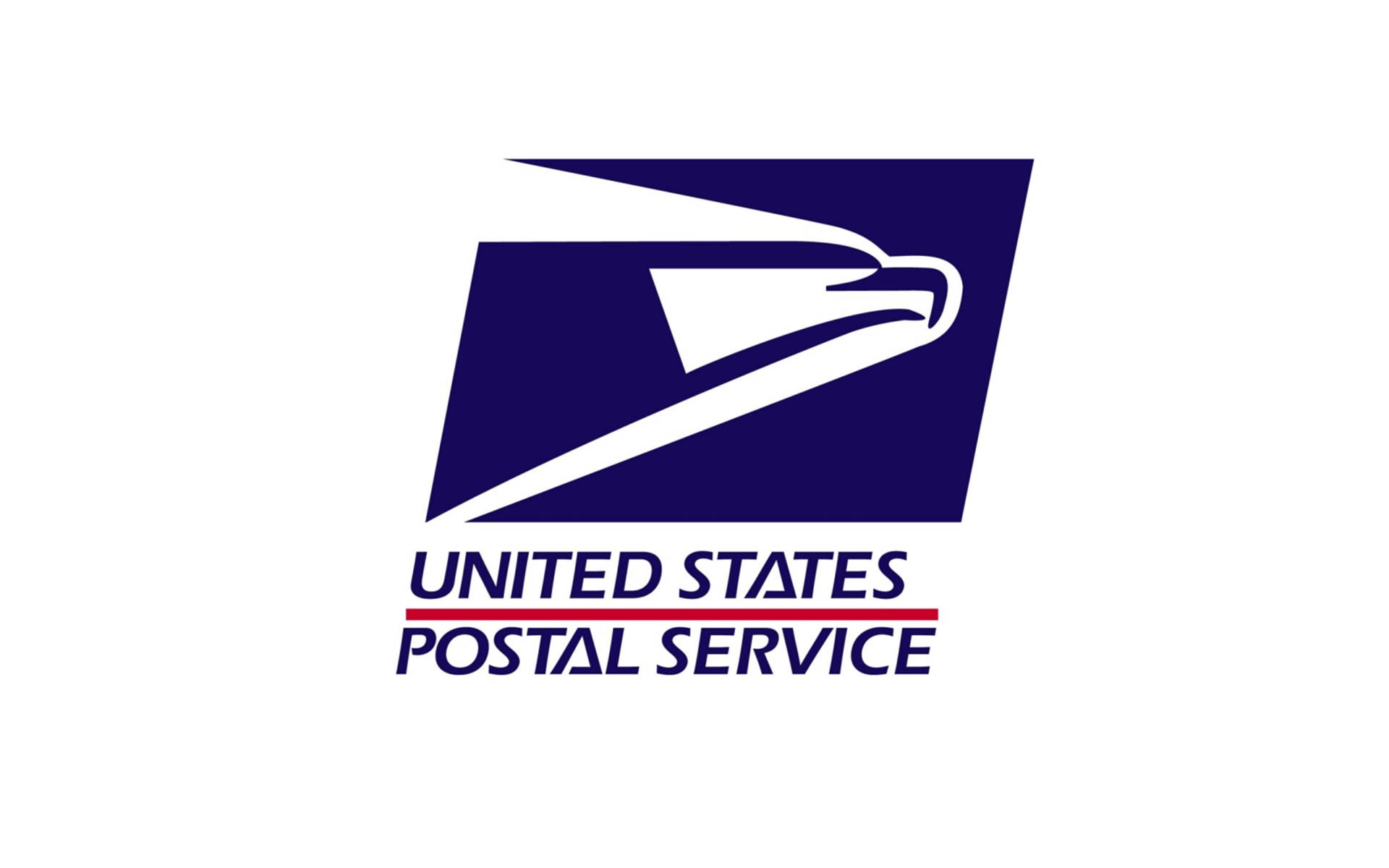 USPS, dark blue eagle emblem, white detailing, Full HD Desktop Wallpaper
