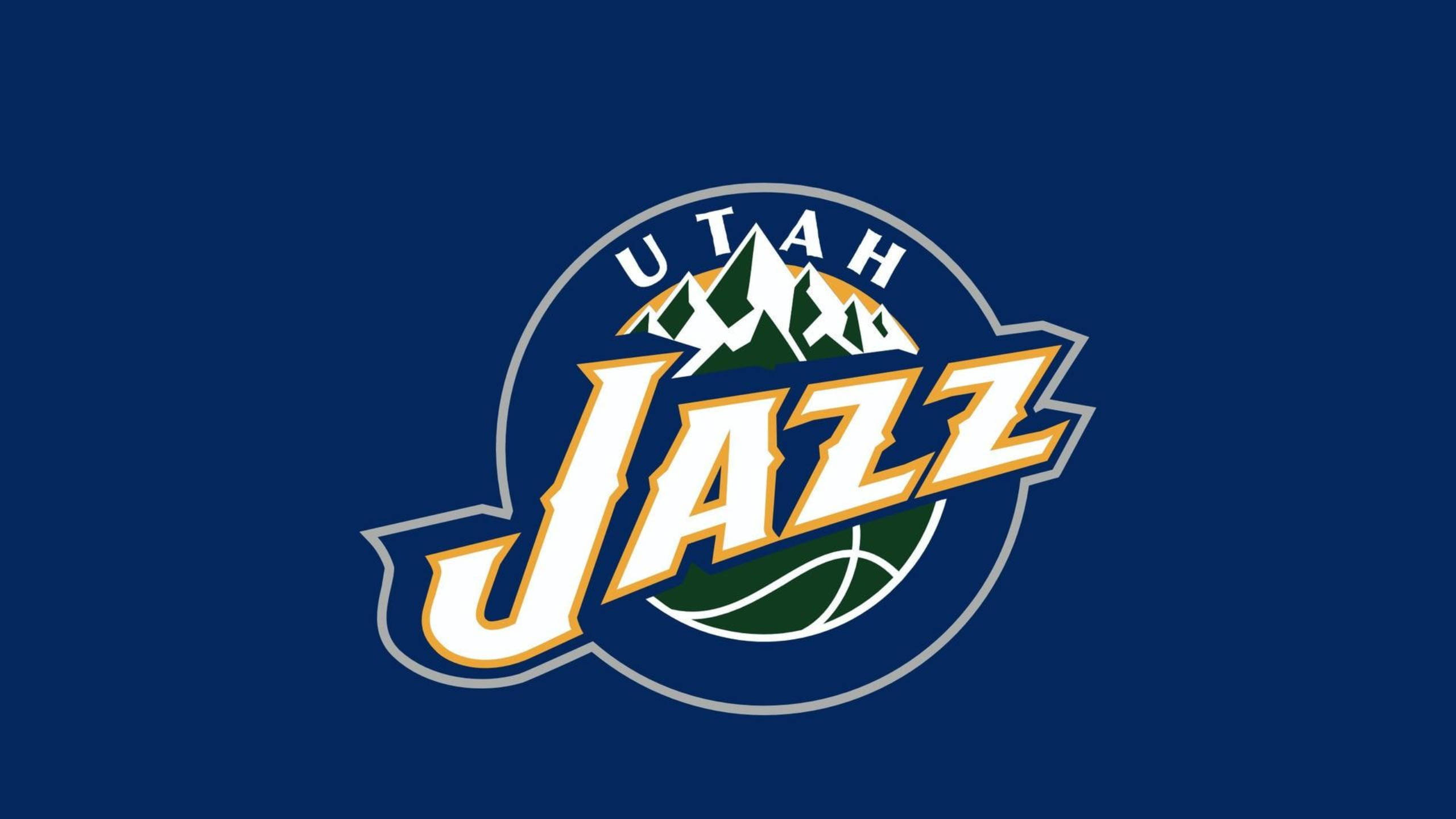 Utah Jazz, blue, mountain peaks, 2K Desktop Wallpaper