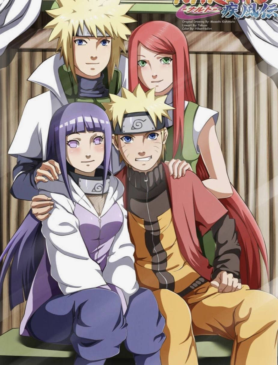 Uzumaki Clan, spiky hair, headbands, SD Phone Wallpaper
