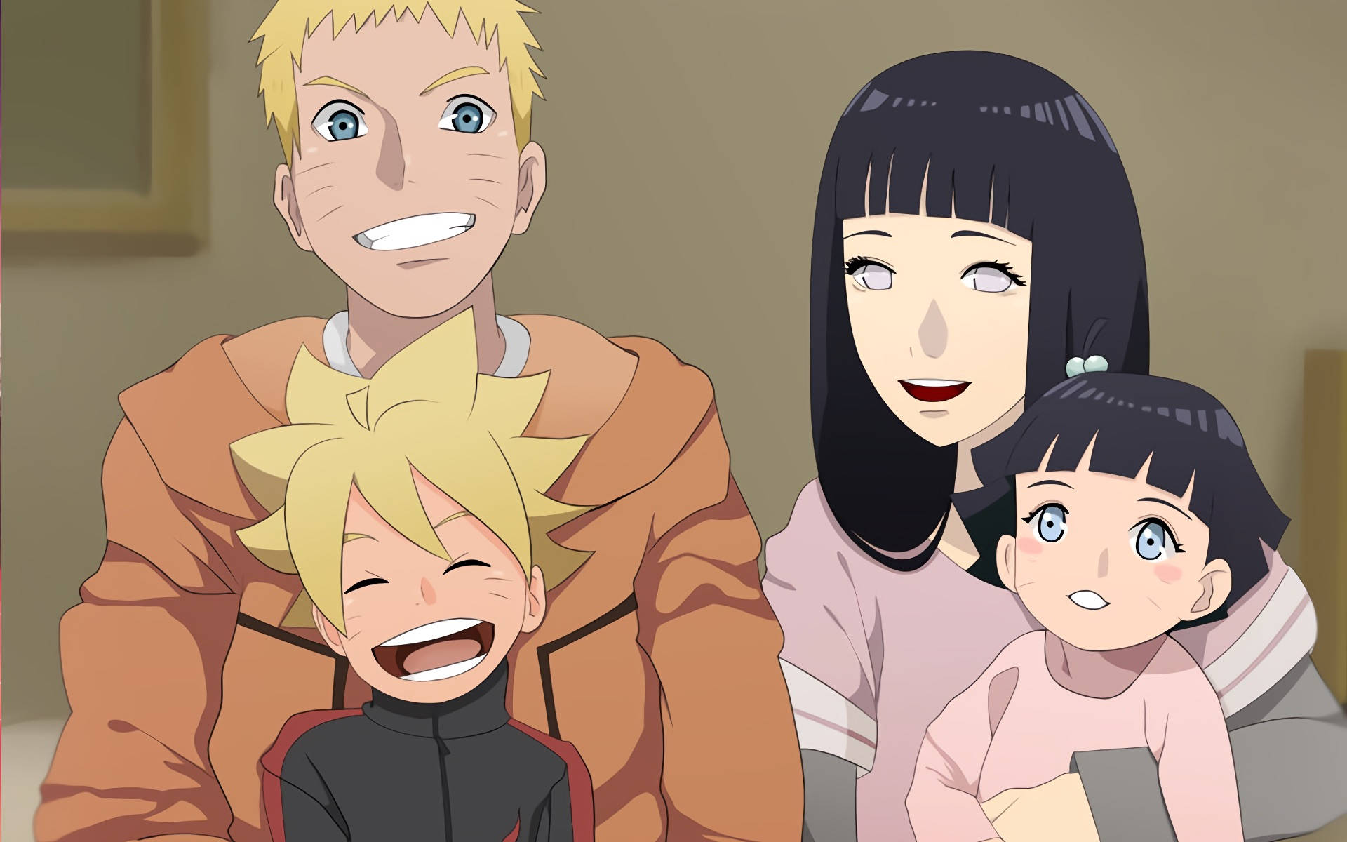 Uzumaki Clan, anime family, four, Full HD Desktop Wallpaper