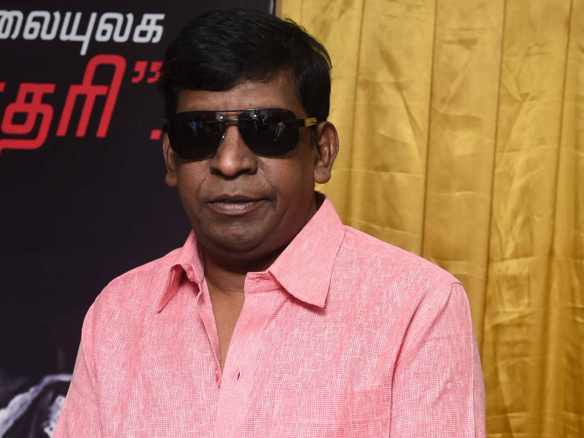 Vadivelu, pink checkered shirt, black sunglasses, SD Desktop Wallpaper