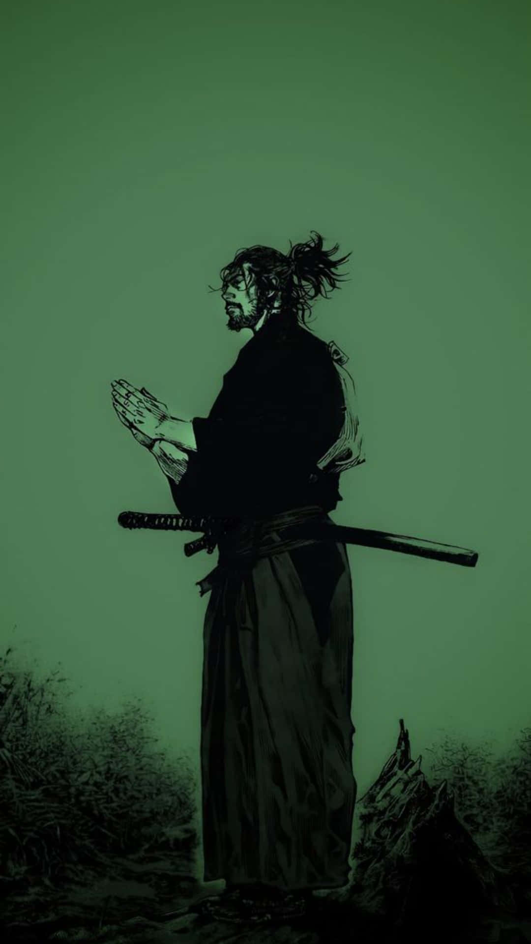 Vagabond, samurai, dark robes, Full HD Phone Wallpaper