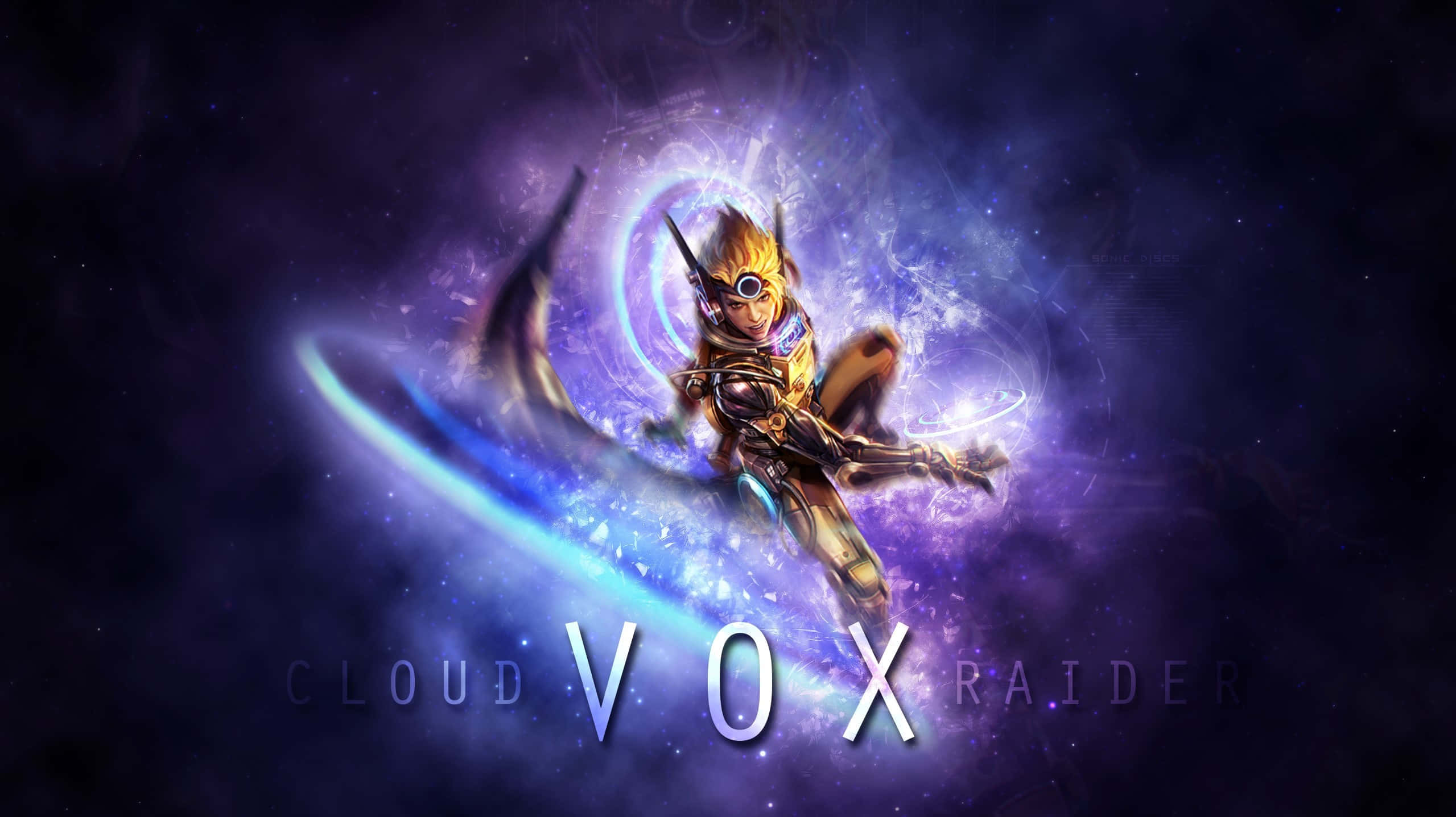 Vainglory, golden-armored warrior, goggles, Full HD Desktop Wallpaper