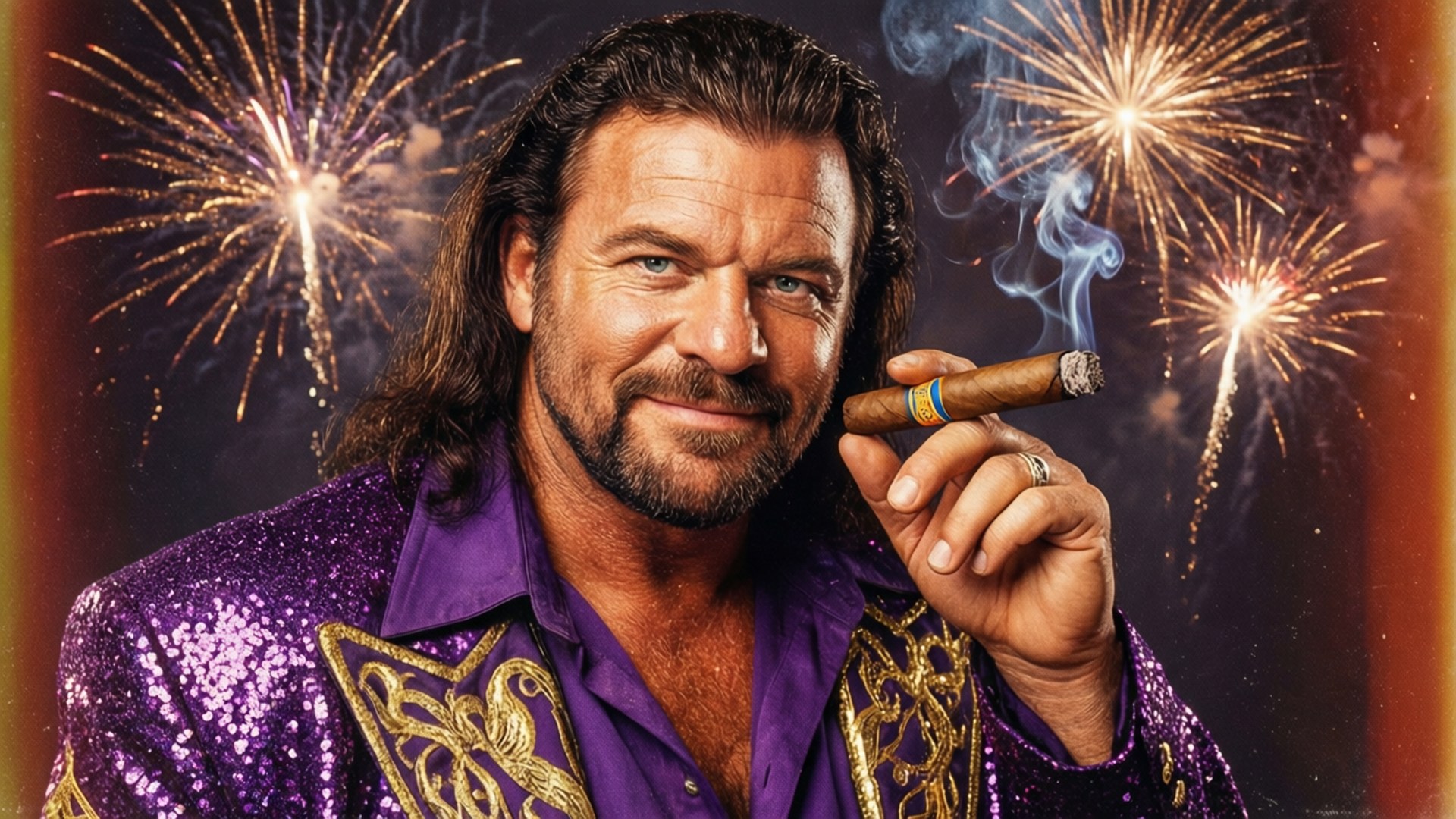 Val Venis, 90s WWF, cigar, Full HD Desktop Wallpaper