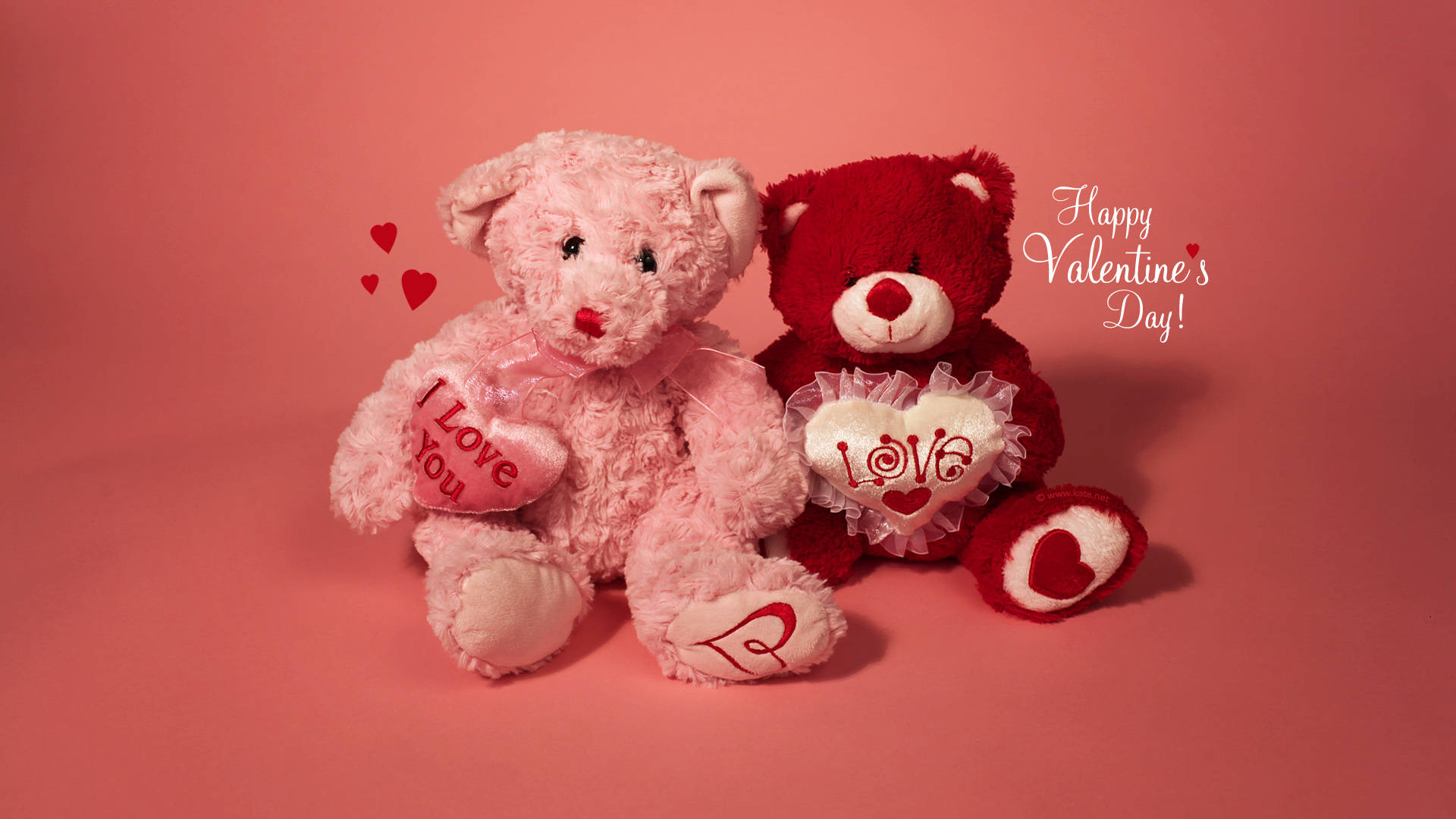 Valentines Day Desktop, teddy bear, pink, Full HD Desktop Wallpaper