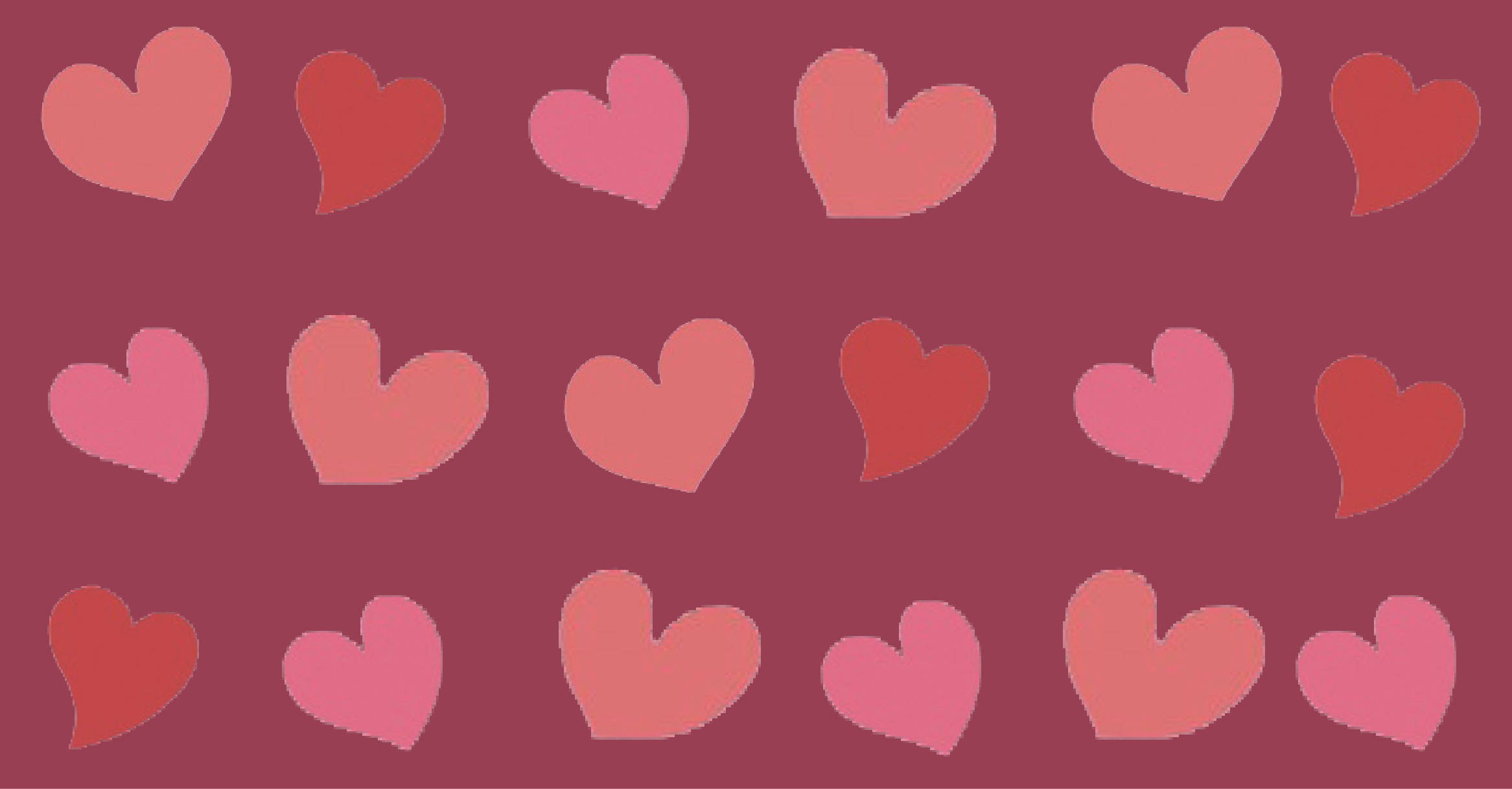 Valentines Day, soft pink, red hearts, Full HD Desktop Wallpaper