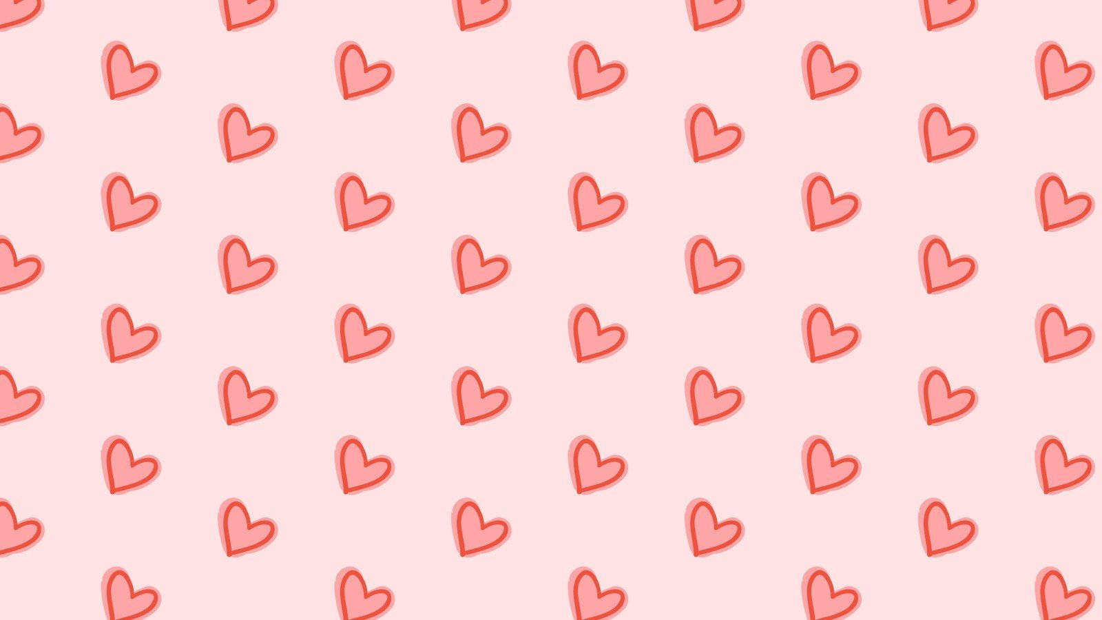 Valentines Day, pink aesthetic, tiny hearts, HD Desktop Wallpaper