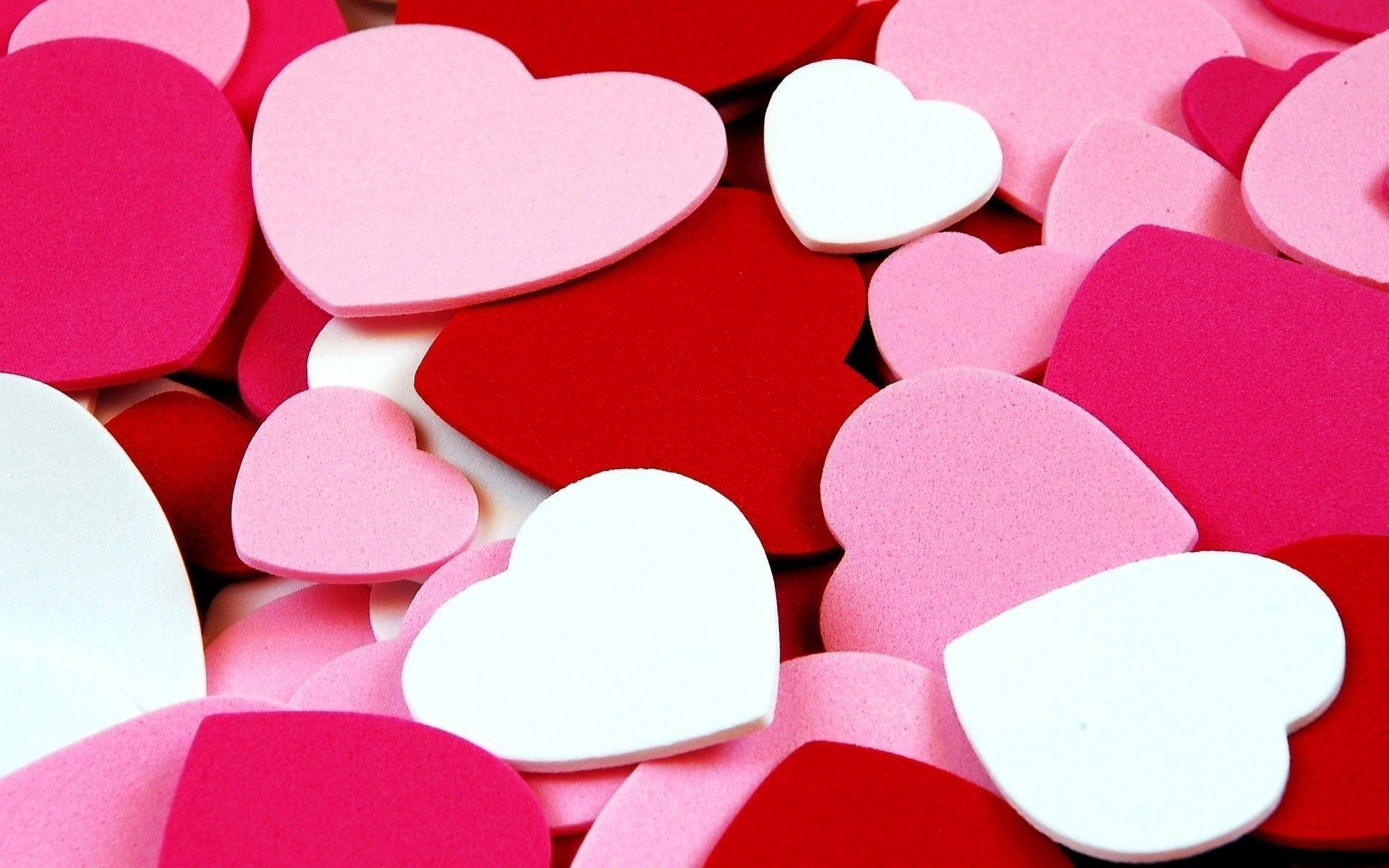 pink, red, white, Full HD Desktop Wallpaper