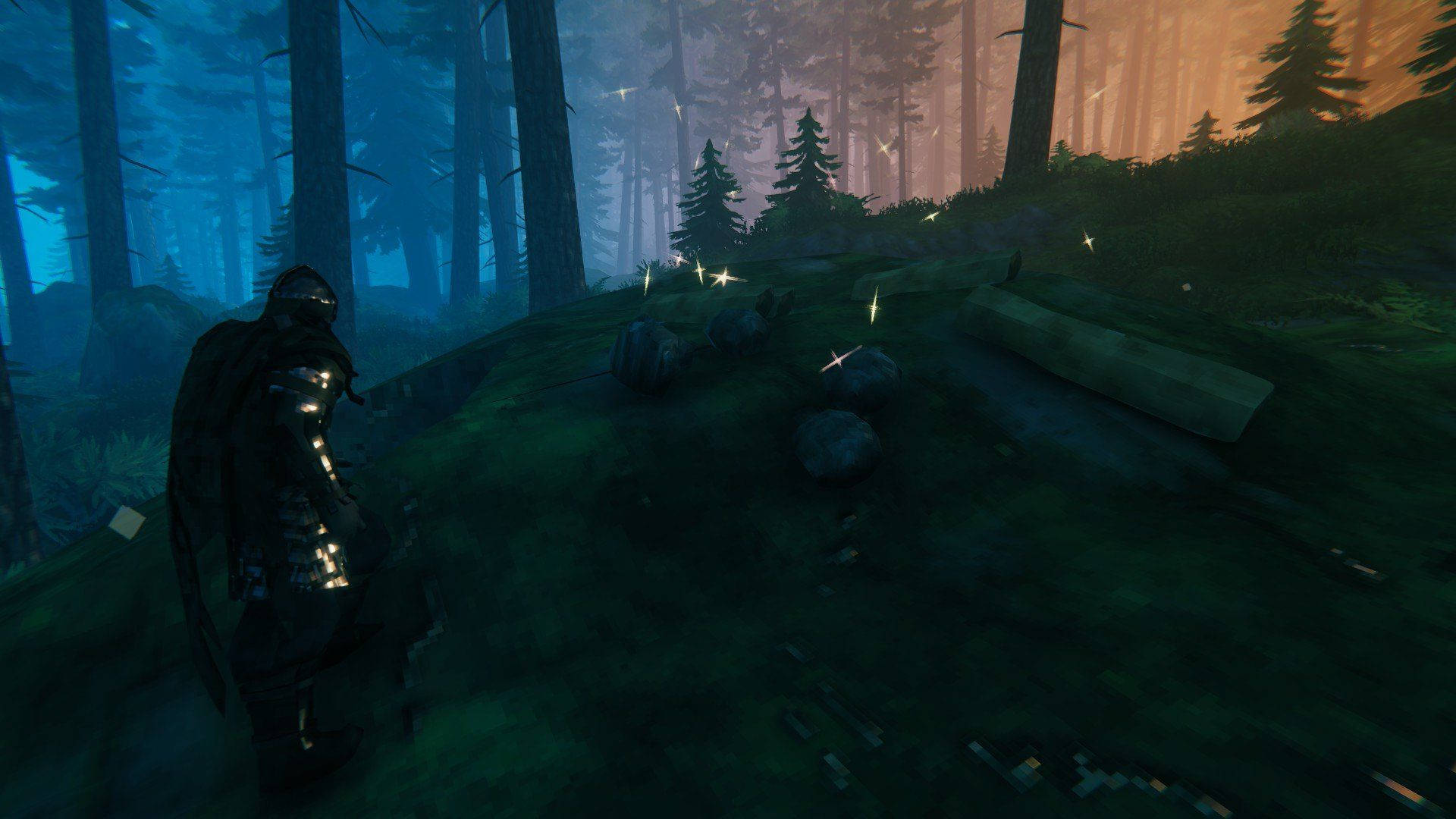 Valheim, Black Forest, misty forest, Full HD Desktop Wallpaper