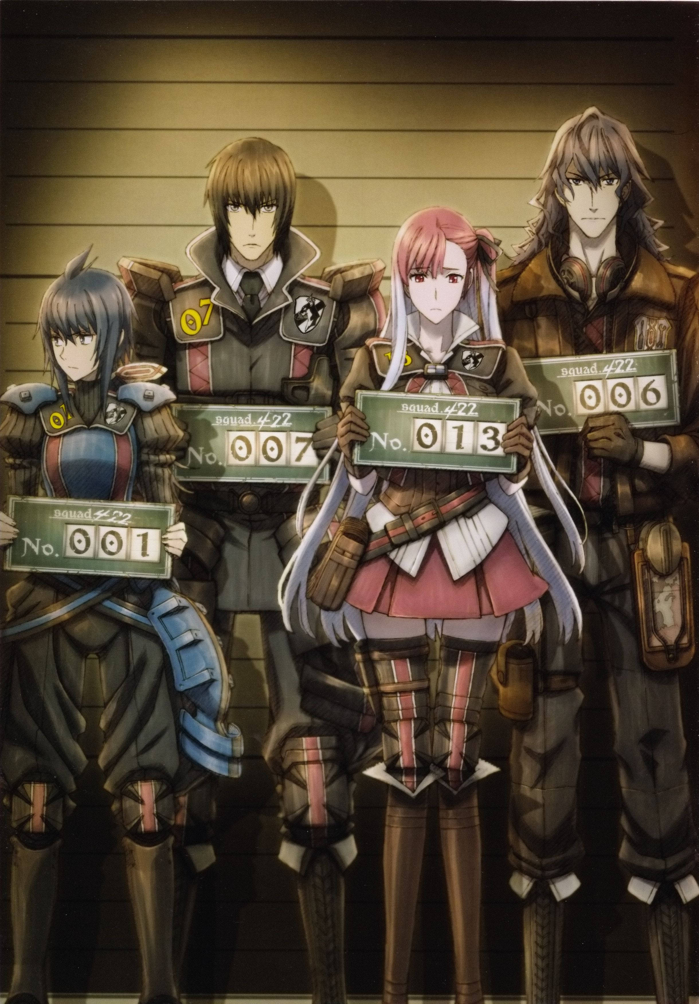 Valkyria Chronicles, mugshots, anime characters, 2K Phone Wallpaper