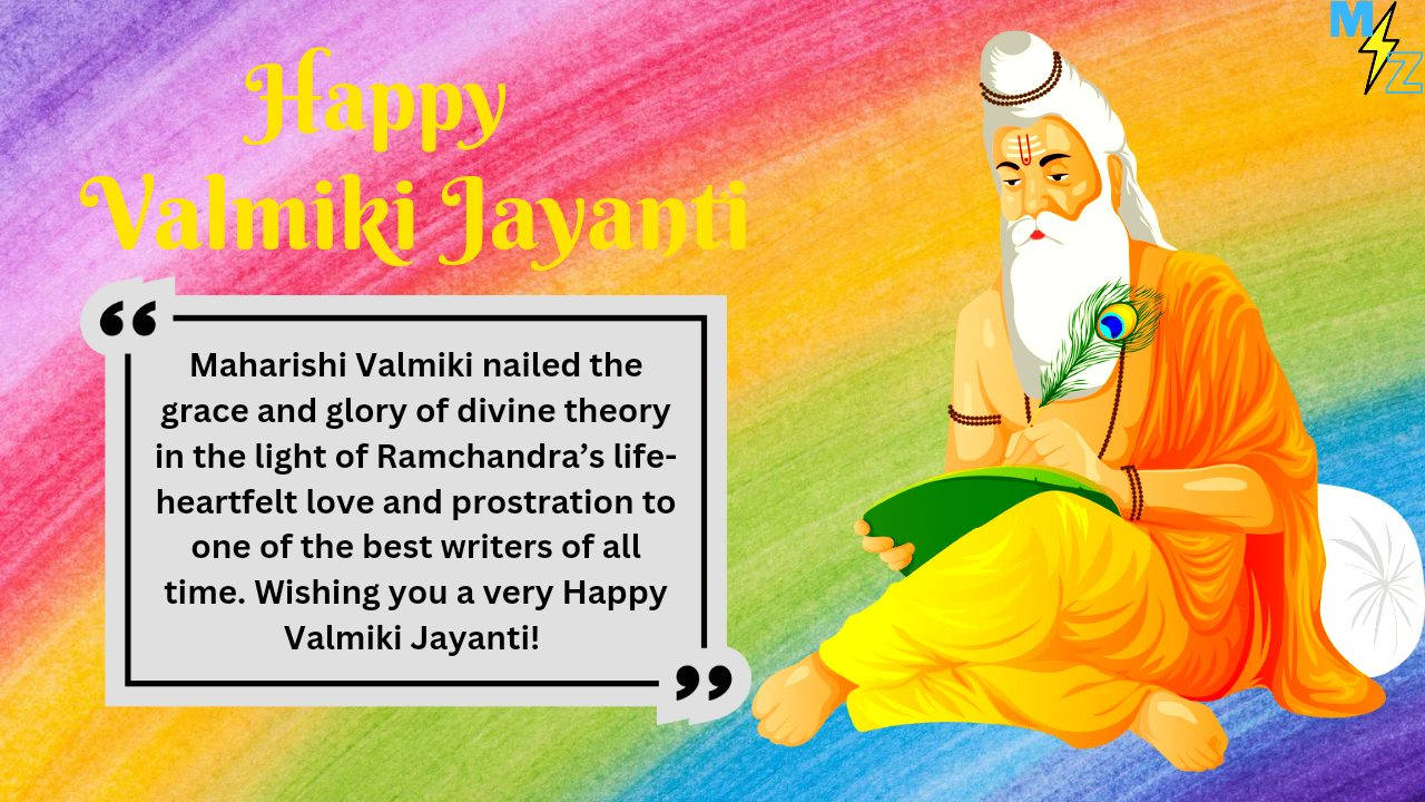Valmiki, orange robes, leaf, HD Desktop Wallpaper