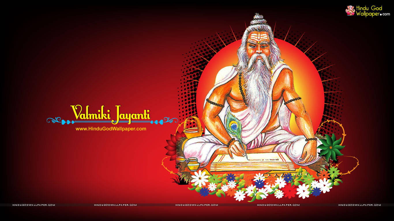 Valmiki, sage, long white beard, HD Desktop Wallpaper
