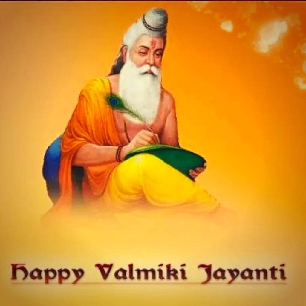 Valmiki, orange robe, white beard, SD Desktop Wallpaper