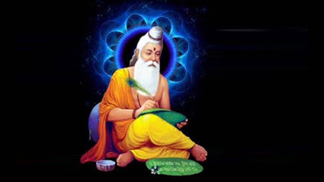 Valmiki, blue aura, black, HD Desktop Wallpaper