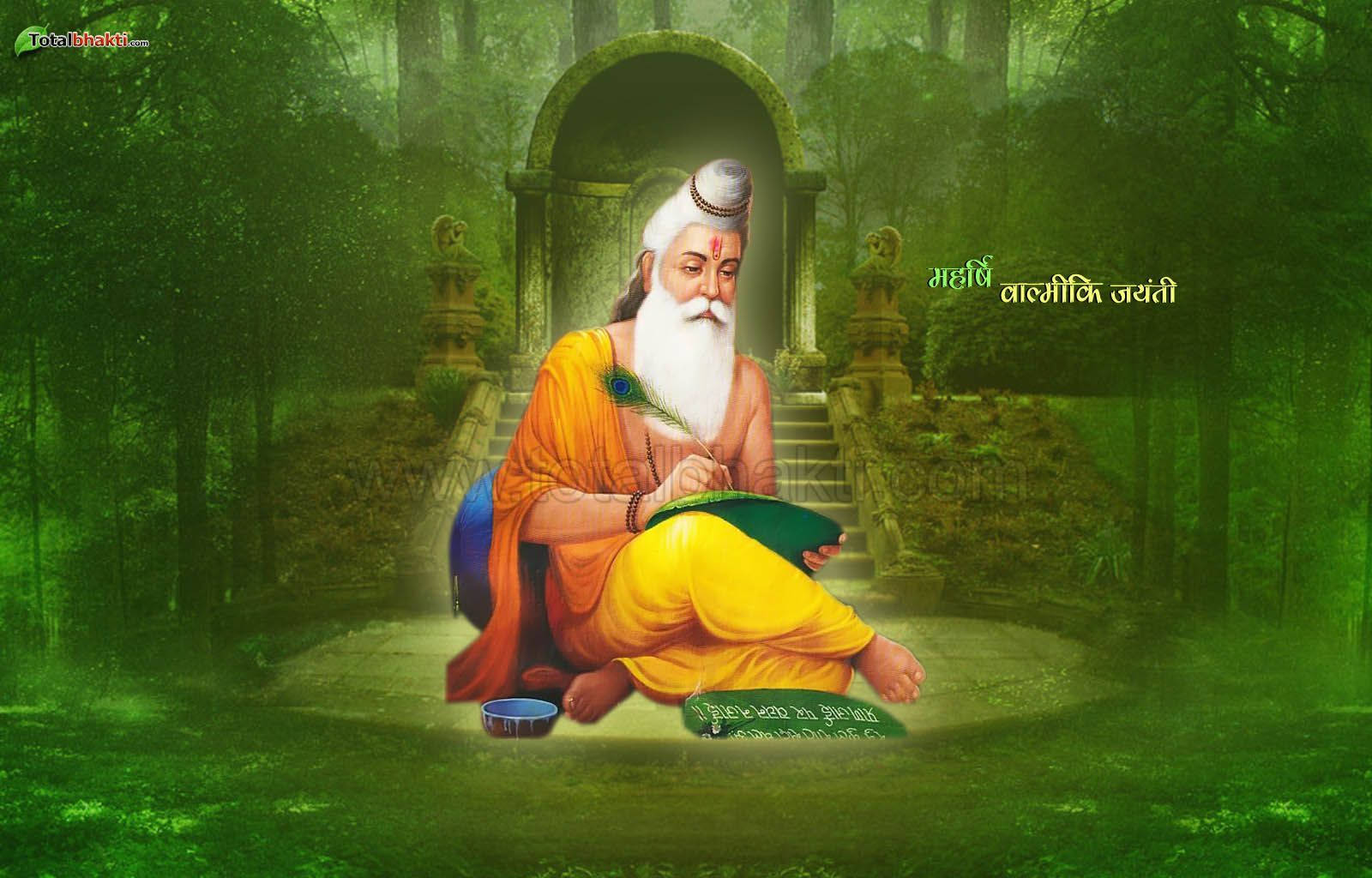 Valmiki, hidden forest monument, white beard, HD Desktop Wallpaper