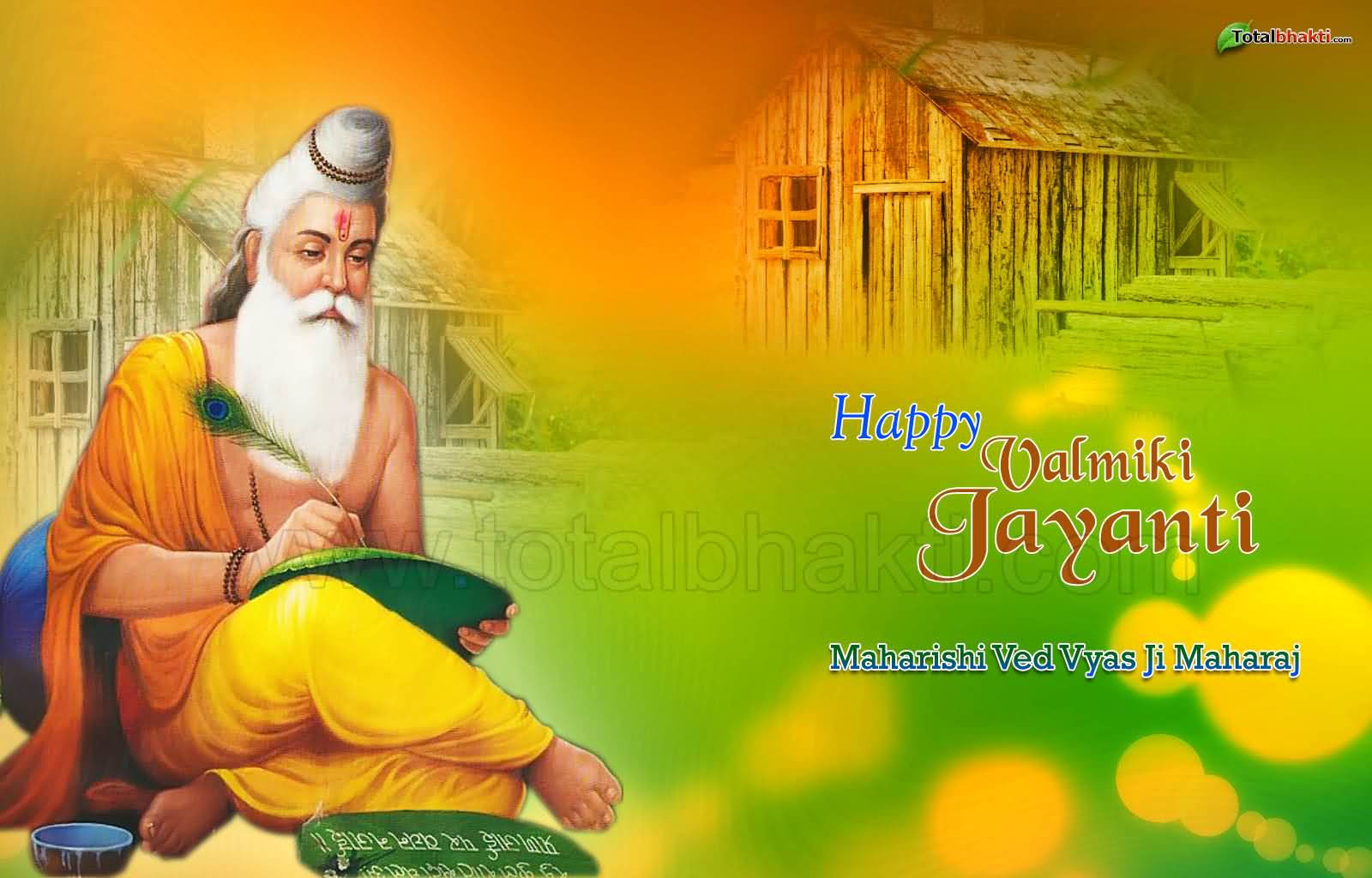 Valmiki, white beard, scroll, HD Desktop Wallpaper