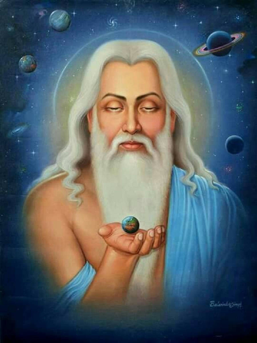 Valmiki, blue planets, miniature Earth, SD Phone Wallpaper