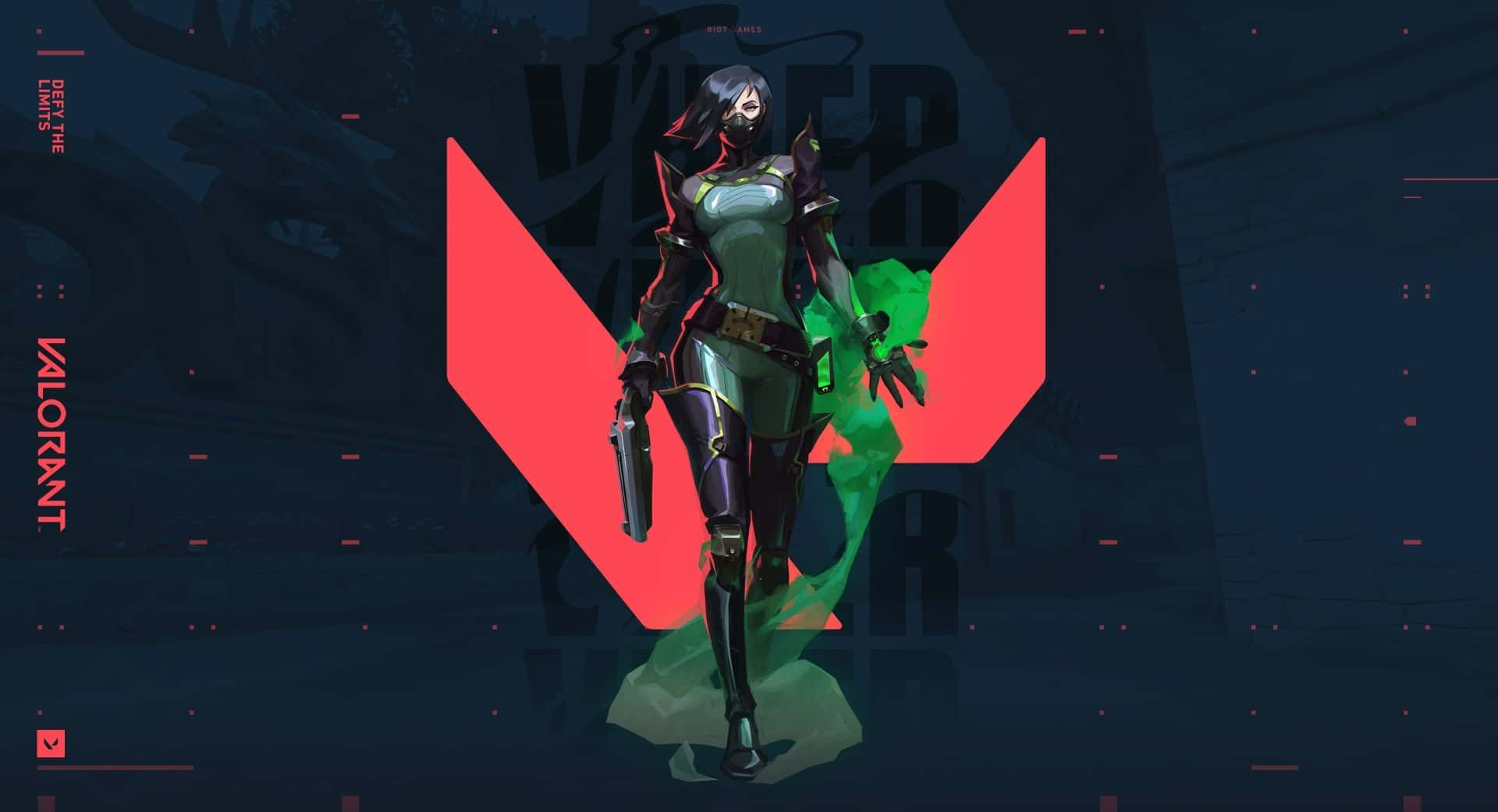 Valorant, 1920x1080, female agent, Full HD Desktop Wallpaper