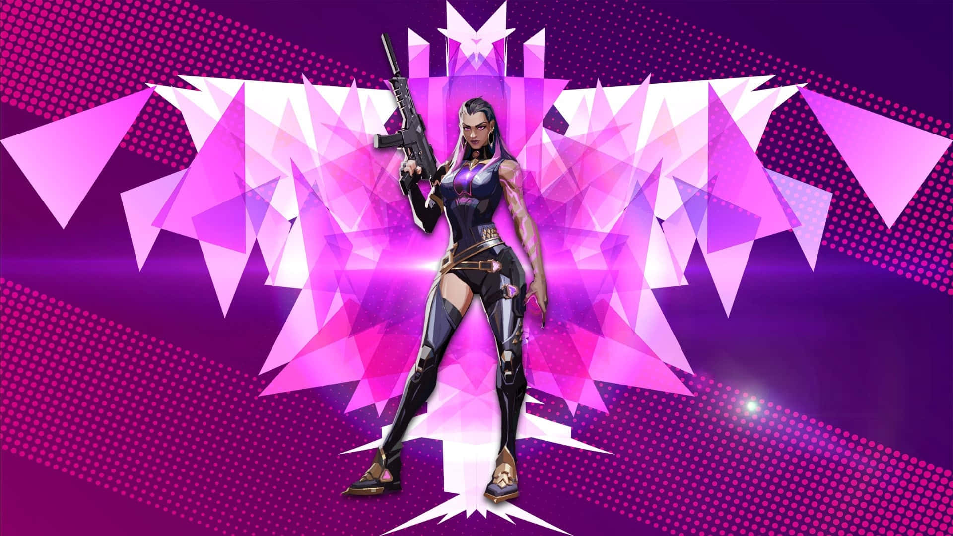 Valorant, 1920x1080, fierce female warrior, Full HD Desktop Wallpaper
