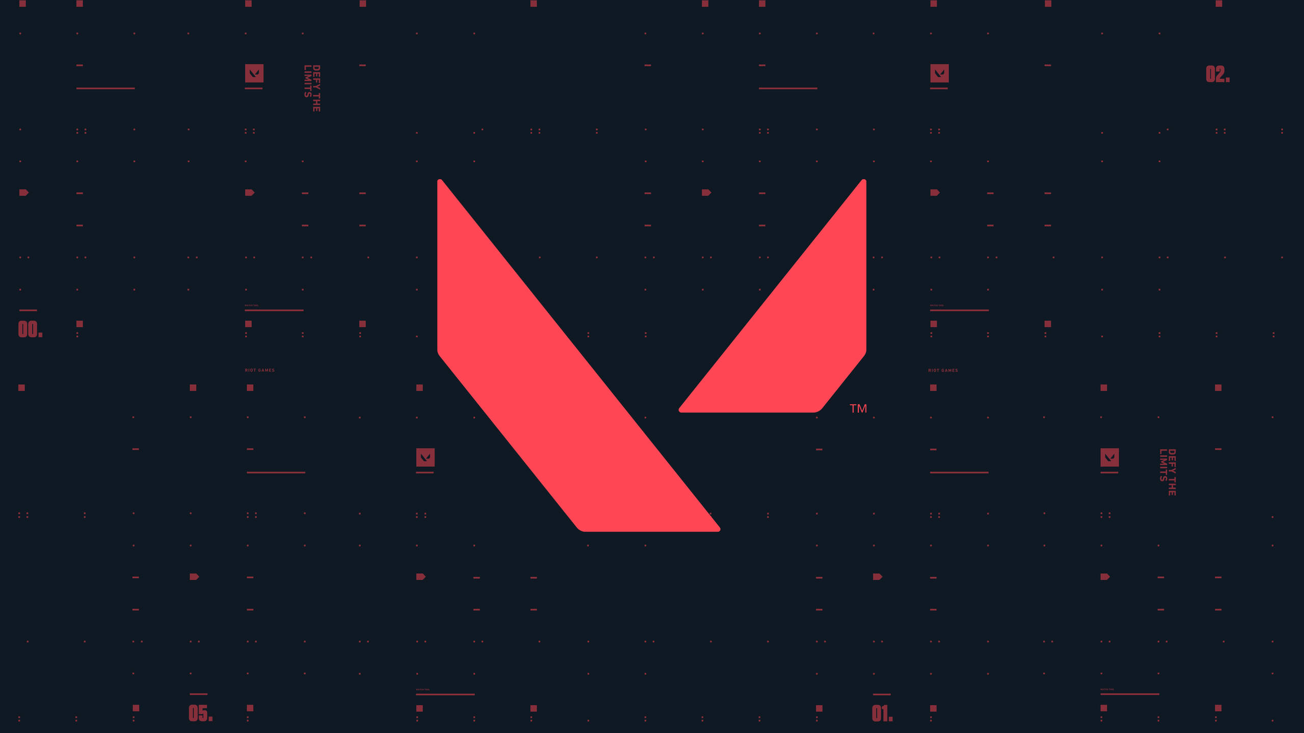 Valorant 2k, red, geometric logo, 2K Desktop Wallpaper