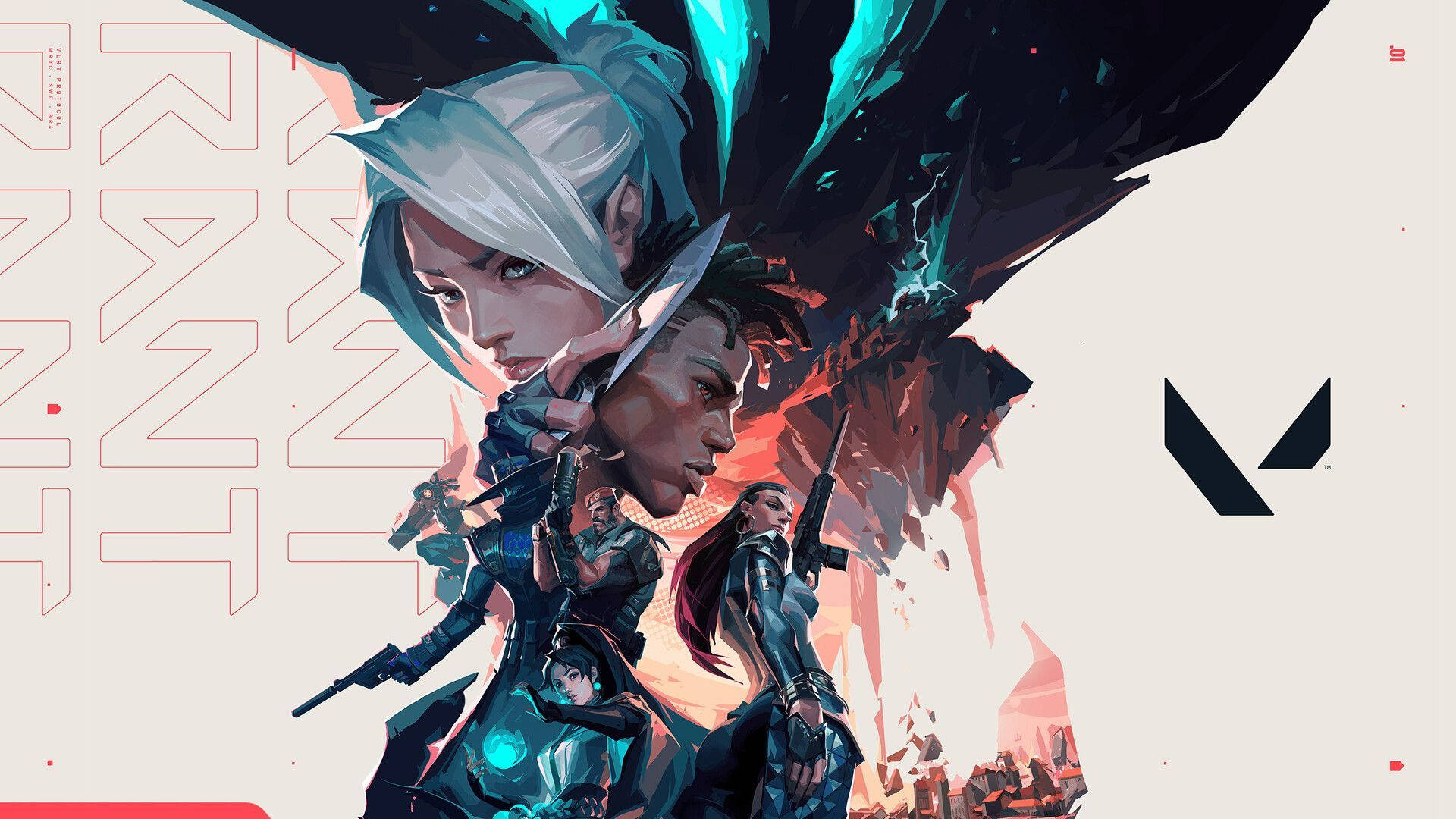 Valorant, female warriors, futuristic gear, Full HD Desktop Wallpaper