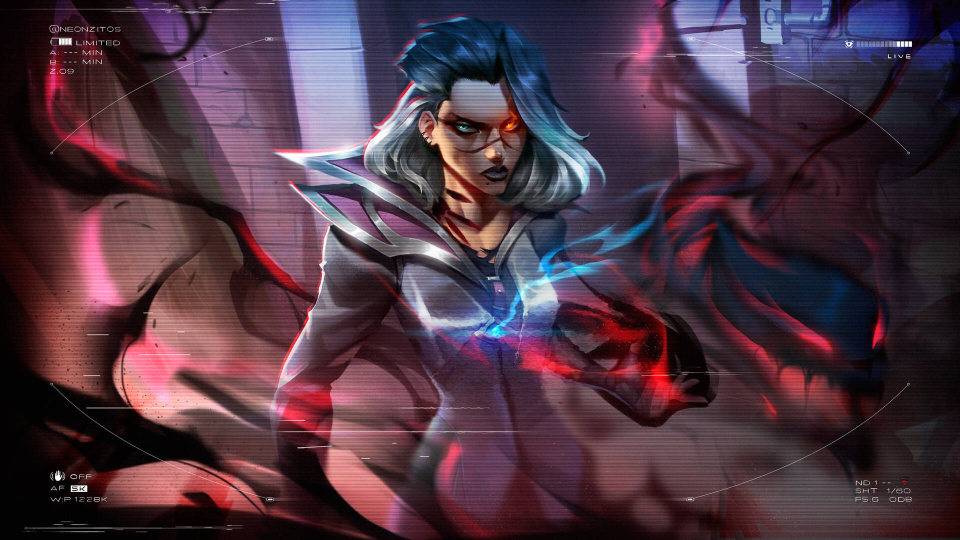 Fade, Valorant, glowing red eyes, Full HD Desktop Wallpaper