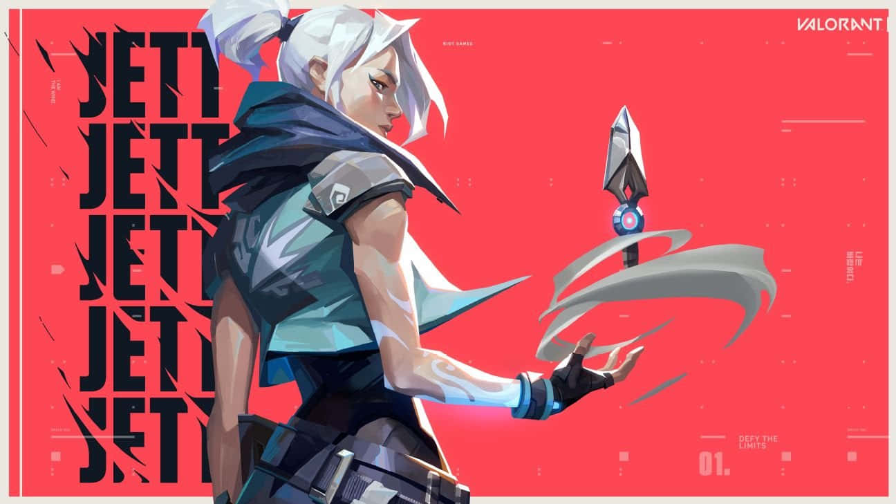Valorant Ignition, anime character, white hair, HD Desktop Wallpaper