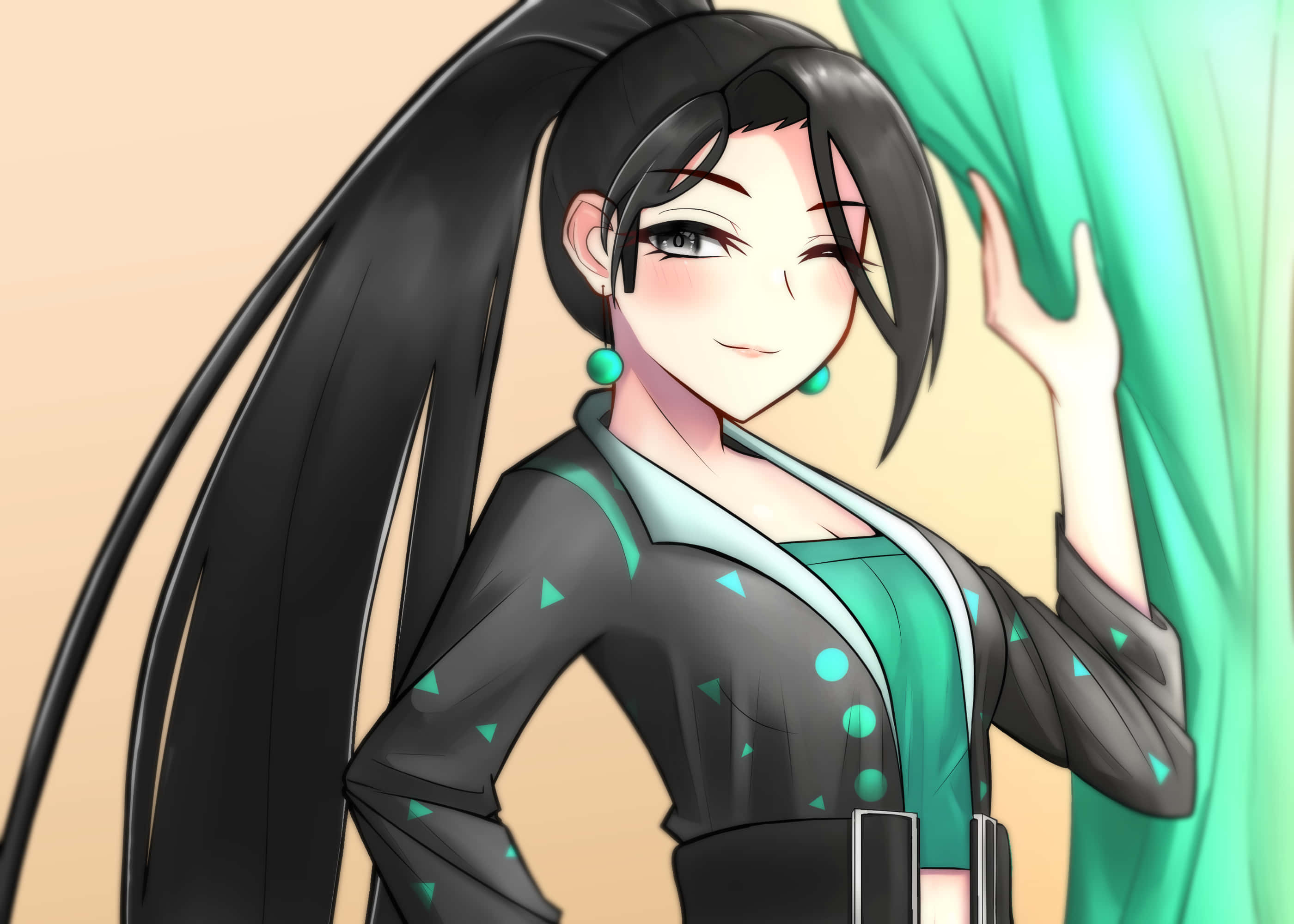 Valorant, Sage, anime girl, 2K Desktop Wallpaper