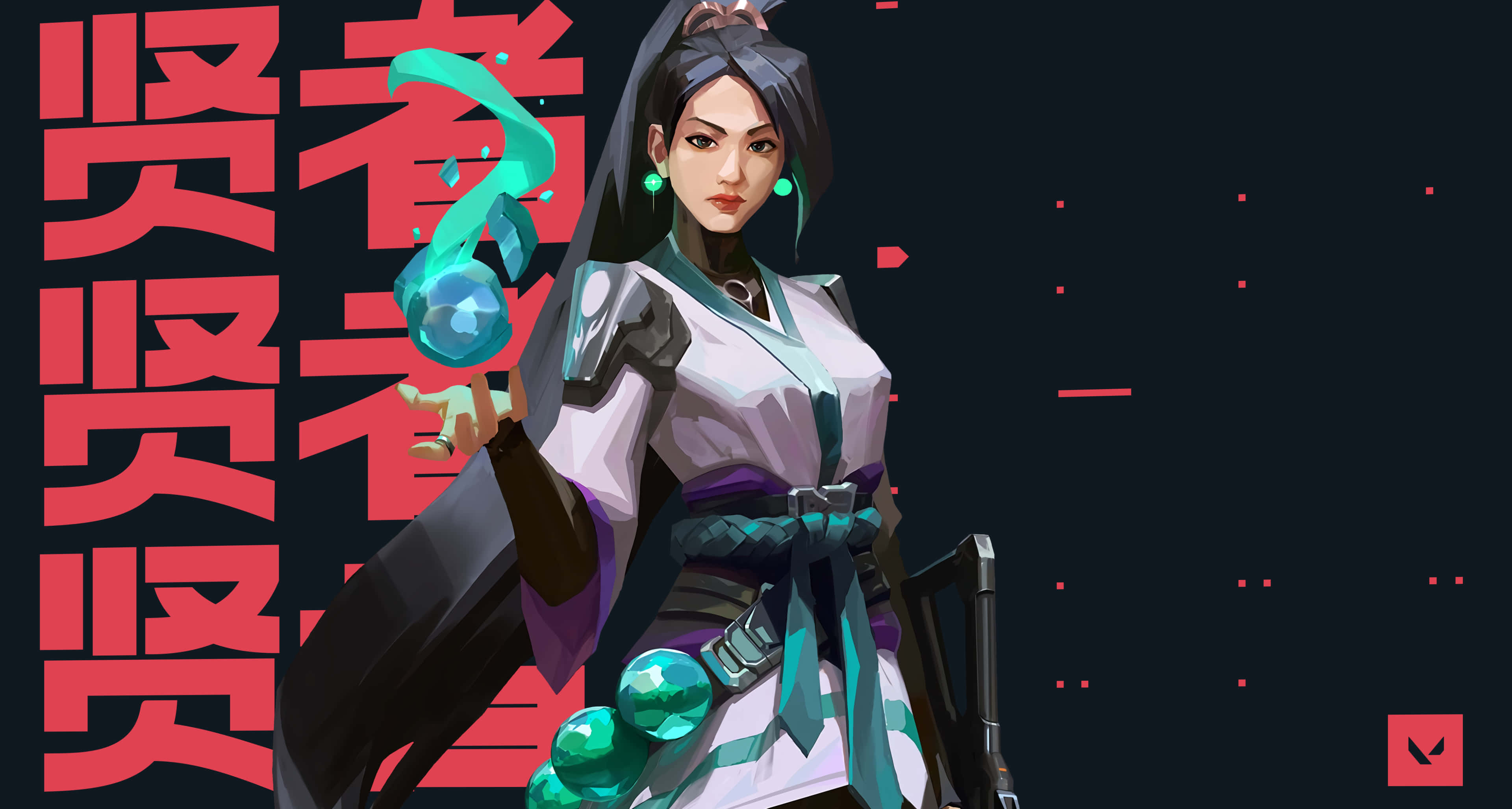 Valorant, Sage, glowing blue orb, 4K Desktop Wallpaper