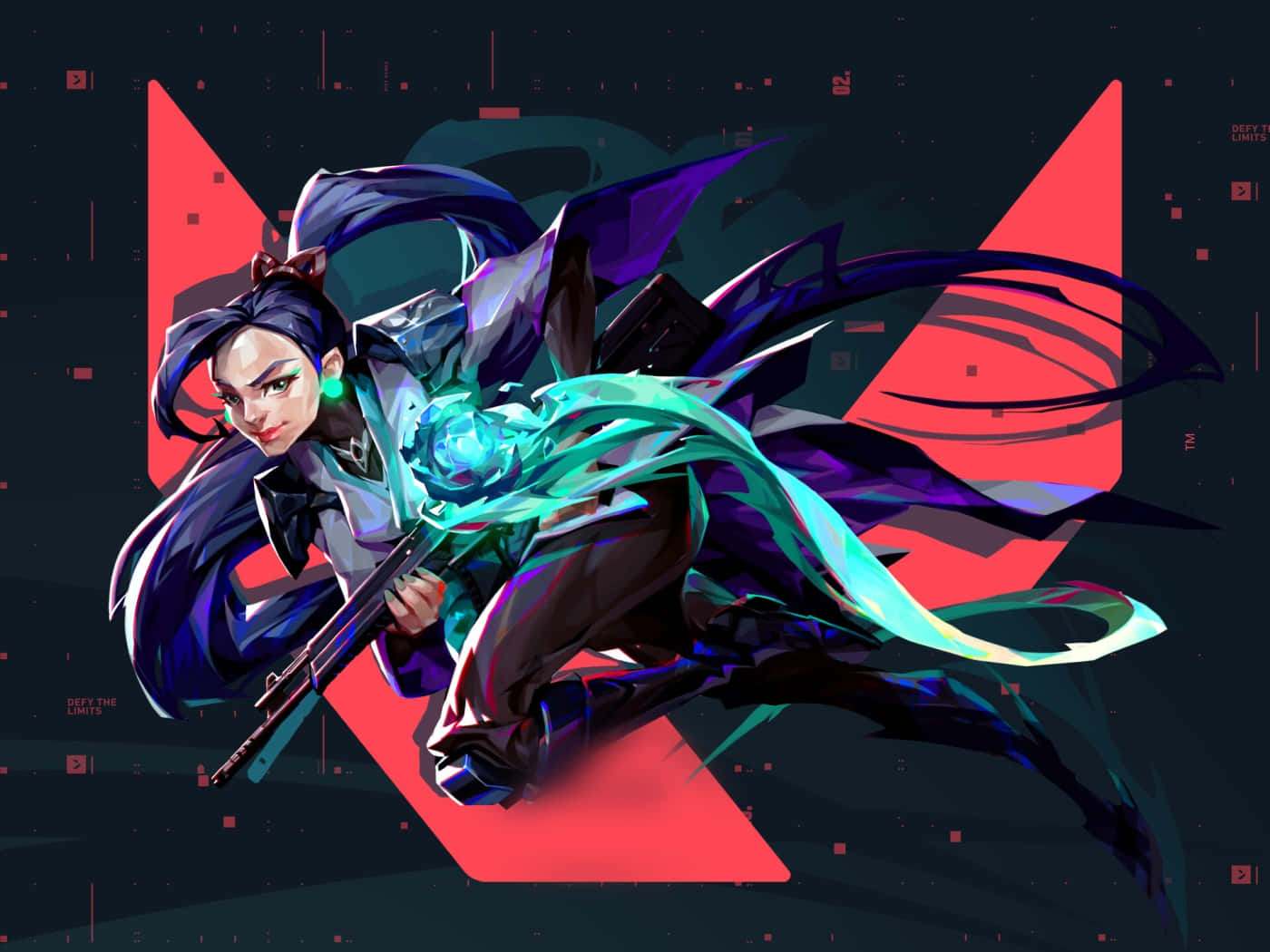 Valorant, Sage, cyan energy, HD Desktop Wallpaper