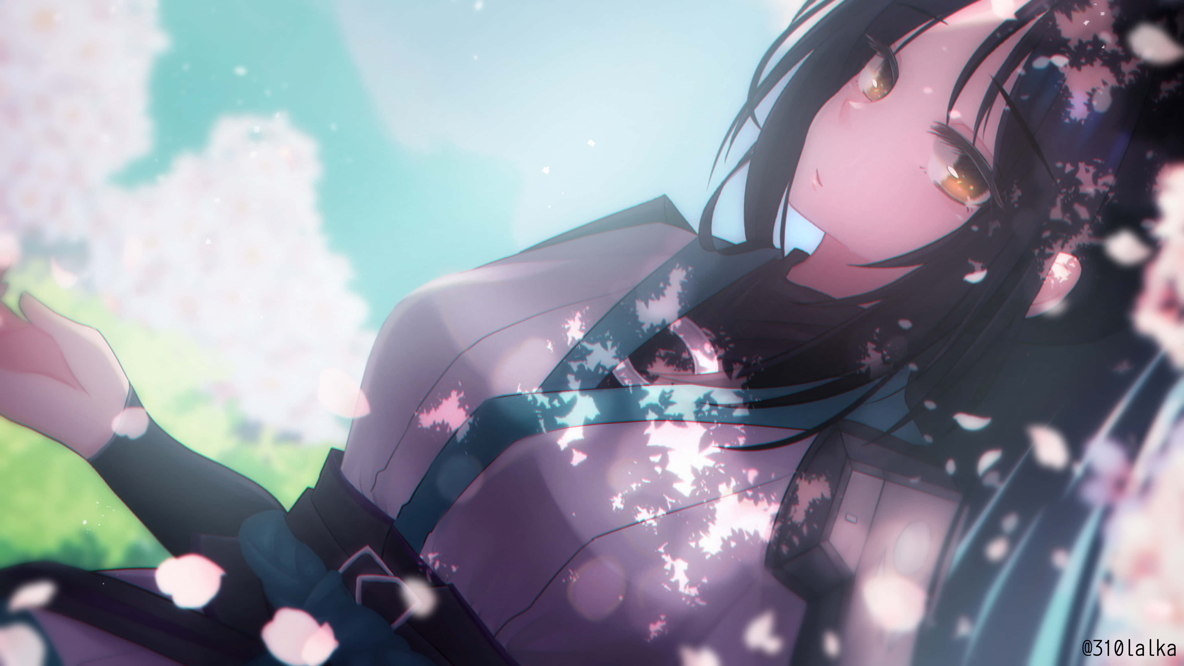Valorant Sage, anime girl, dark hair, 4K Desktop Wallpaper
