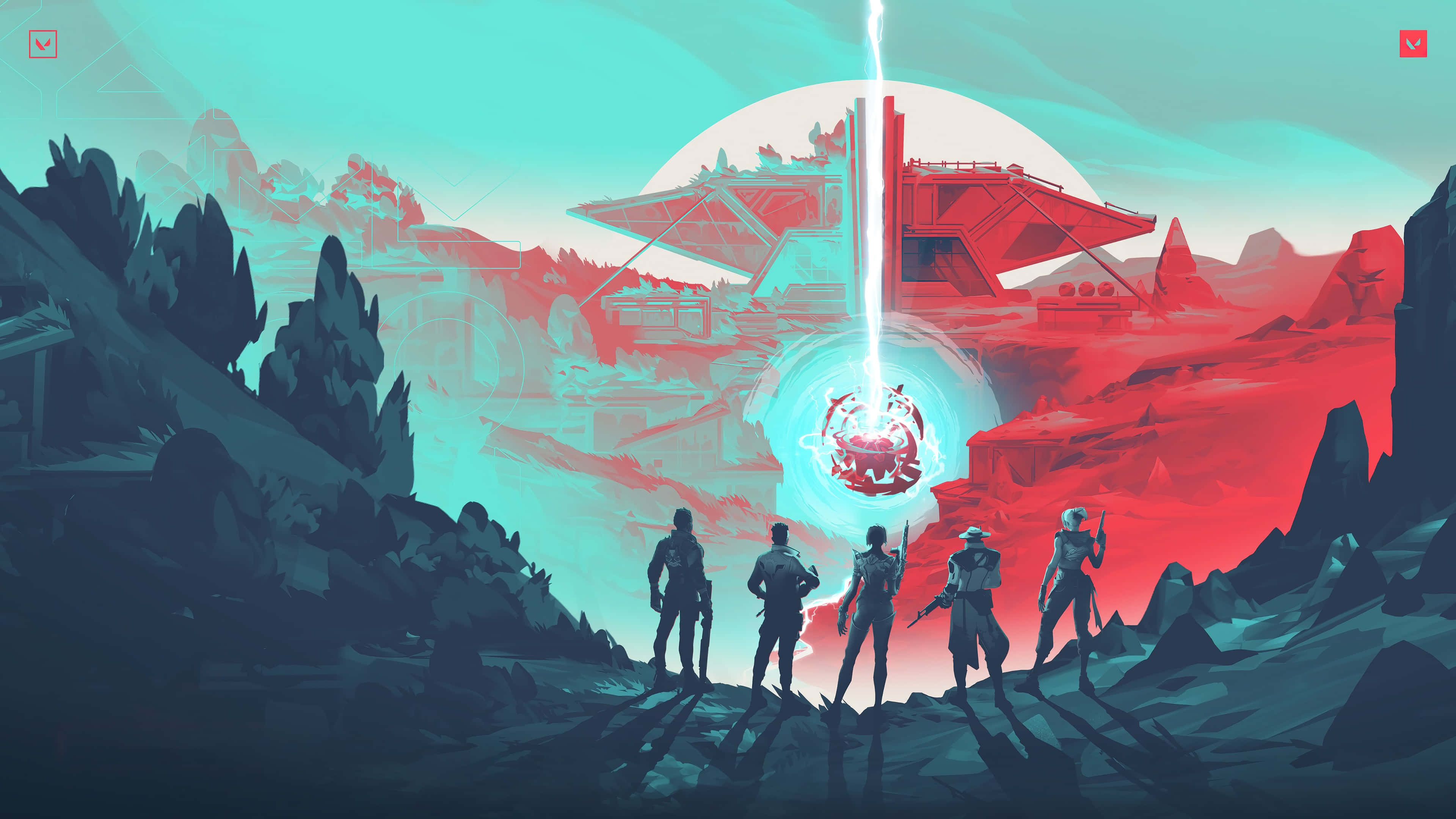 Valorant, team, dome, 4K Desktop Wallpaper