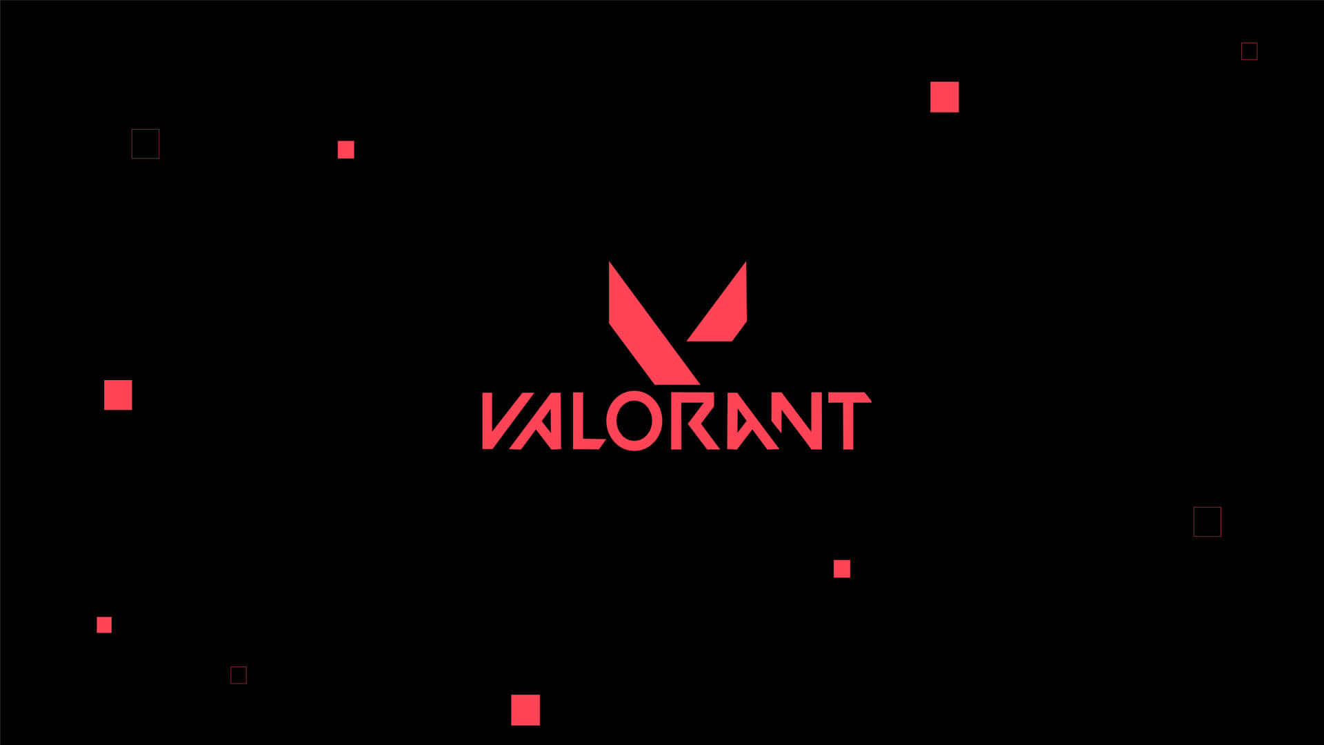 Valorant, red Valorant logo, black background, Full HD Desktop Wallpaper