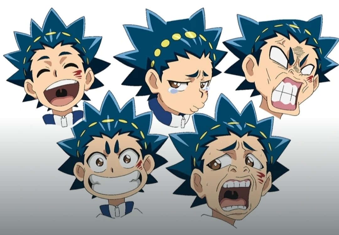Valt Aoi, anime character headshots, exaggerated expressions, SD Desktop Wallpaper